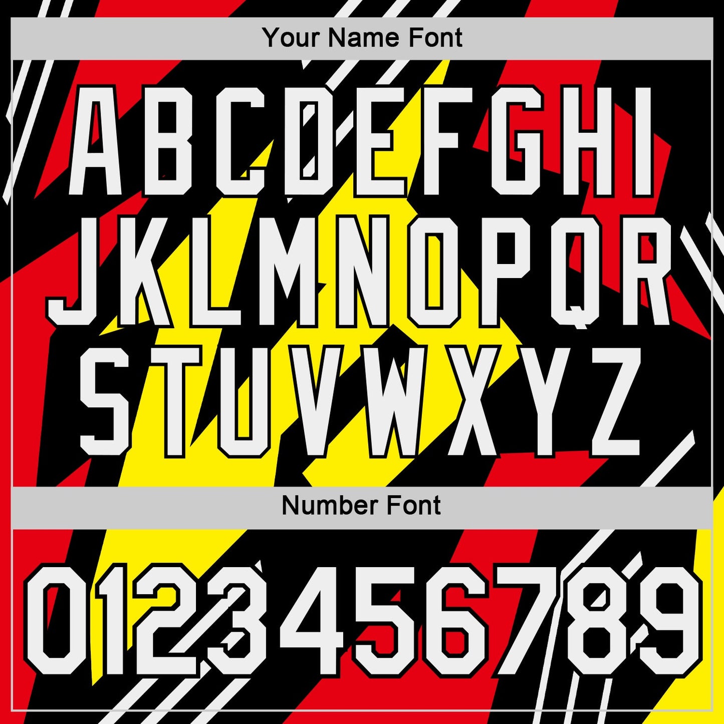 Custom Black Light Yellow-Fire Red 3D Esports Performance T-Shirt view 4