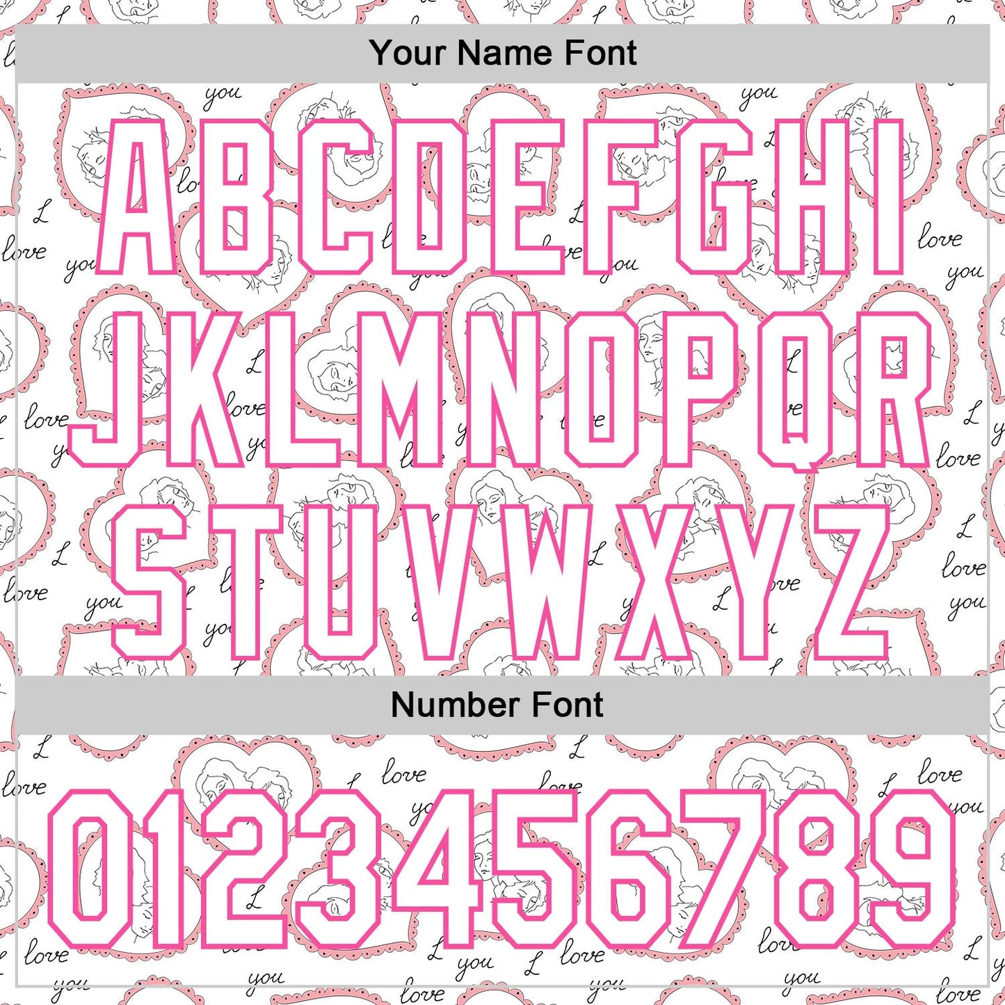 Custom White Pink 3D Pattern Design Mother's Day Love Authentic Baseball Jersey view 5