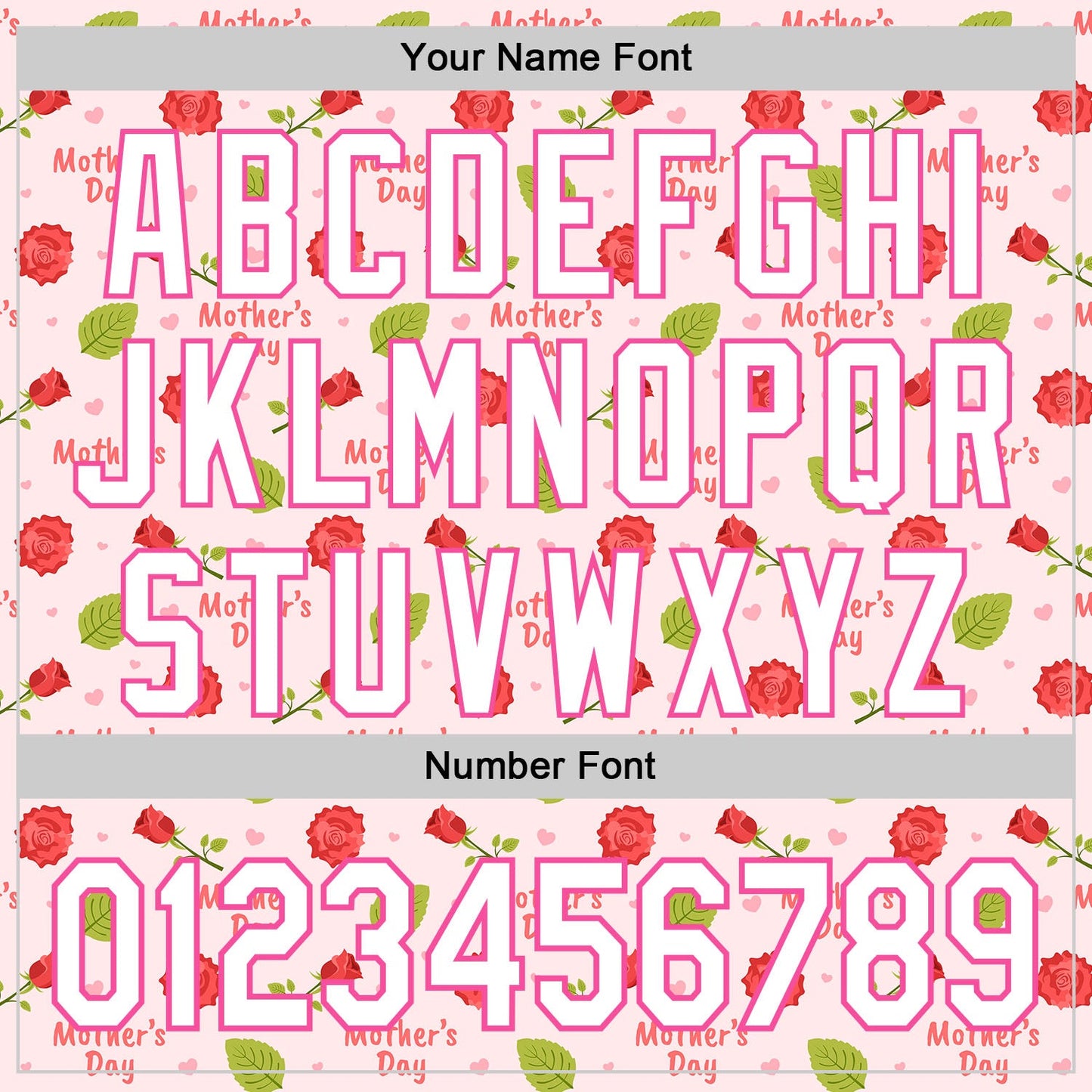 Custom Light Pink White-Pink 3D Pattern Design Mother's Day Flower Authentic Baseball Jersey view 5