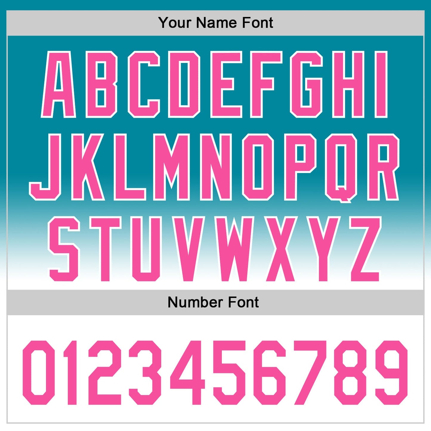 Custom Teal Pink-White 3D Pattern Design Gradient Mother's Day Family Love Authentic Baseball Jersey view 4