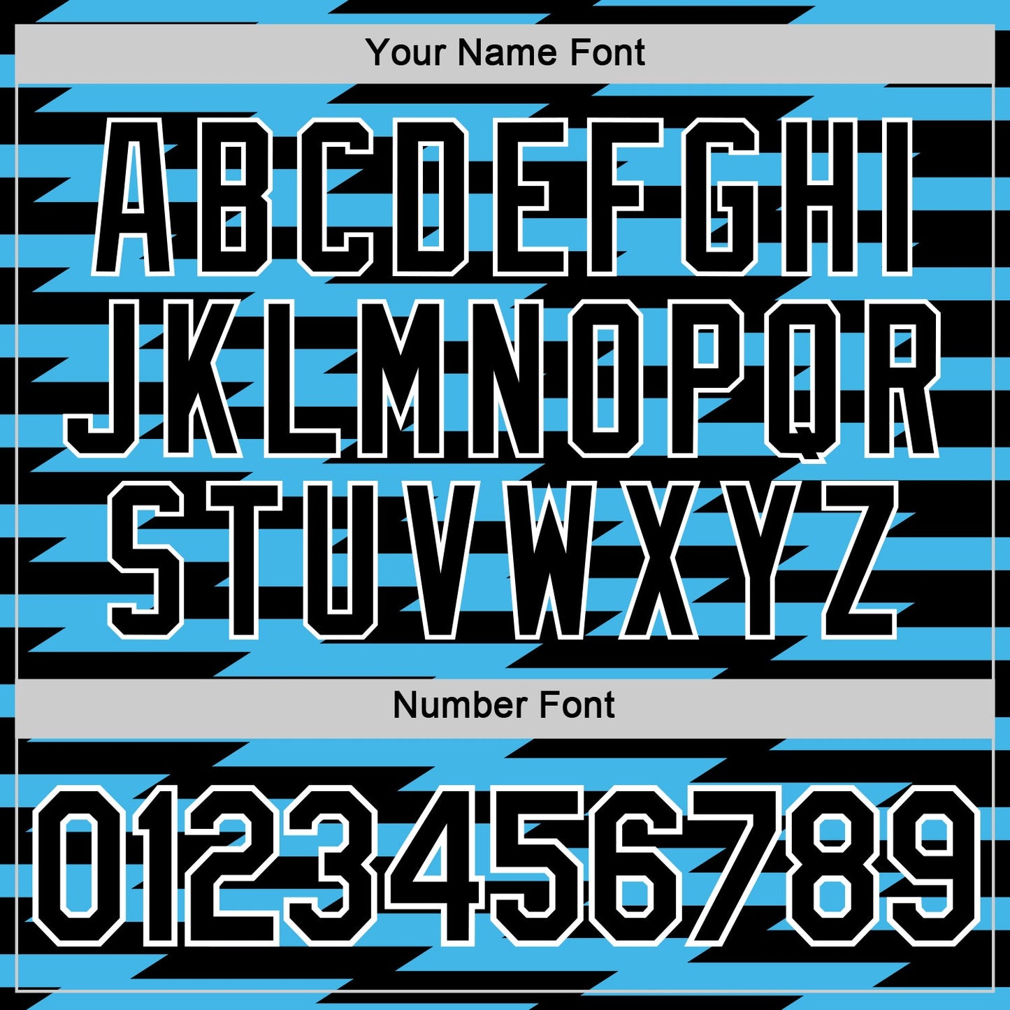 Custom Black Sky Blue-White 3D Esports Performance T-Shirt view 4