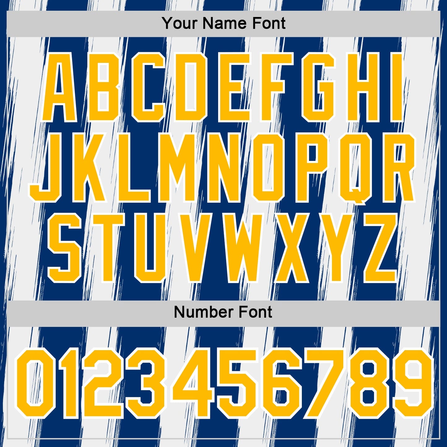 Custom US Navy Blue Gold-White 3D Esports Performance T-Shirt view 4