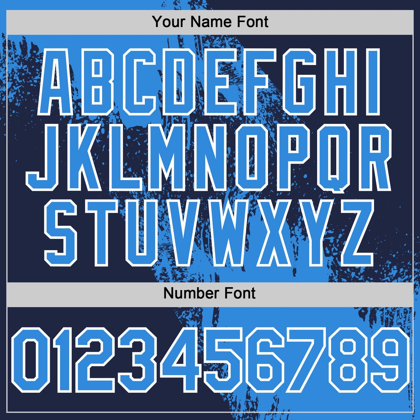 Custom Electric Blue Navy-White 3D Pattern Design Abstract Brush Stroke Authentic Baseball Jersey view 5
