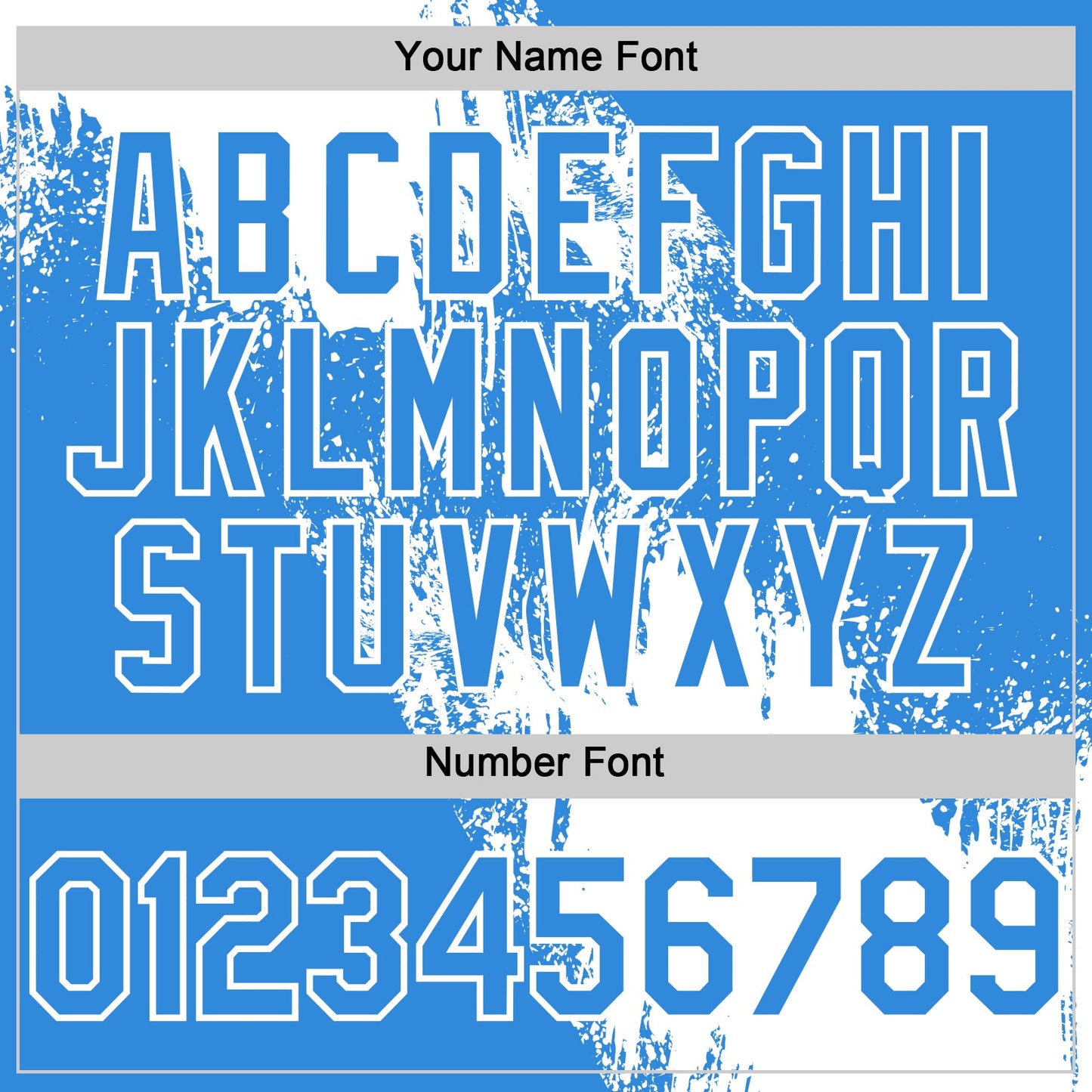 Custom White Electric Blue 3D Pattern Design Abstract Brush Stroke Authentic Baseball Jersey view 5