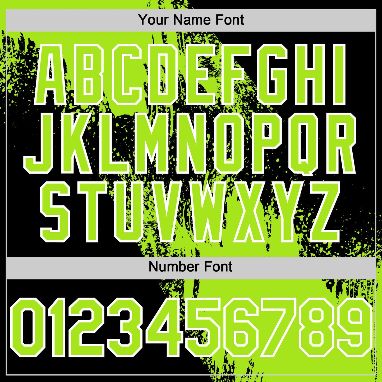 Custom Neon Green Black-White 3D Pattern Design Abstract Brush Stroke Authentic Baseball Jersey view 5