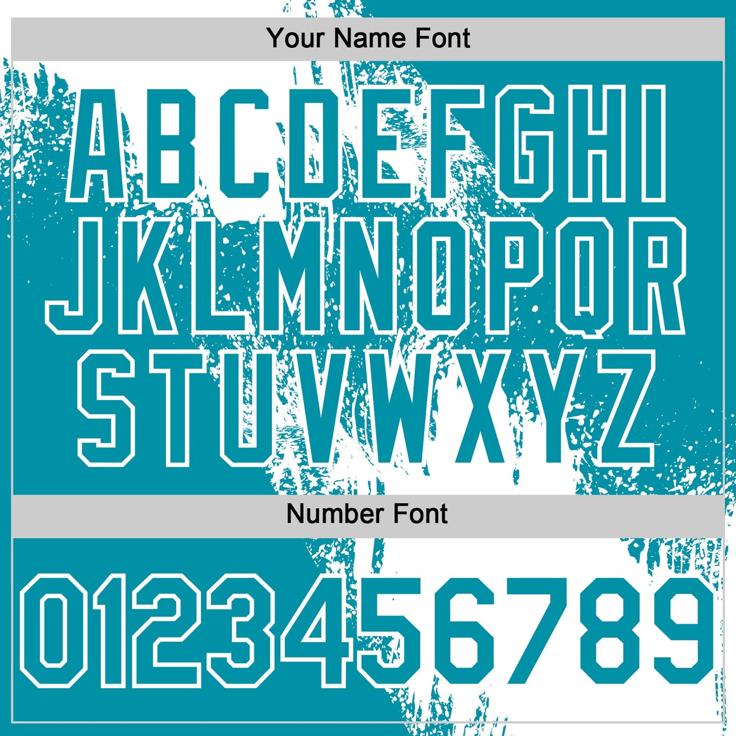 Custom White Teal 3D Pattern Design Abstract Brush Stroke Authentic Baseball Jersey view 5