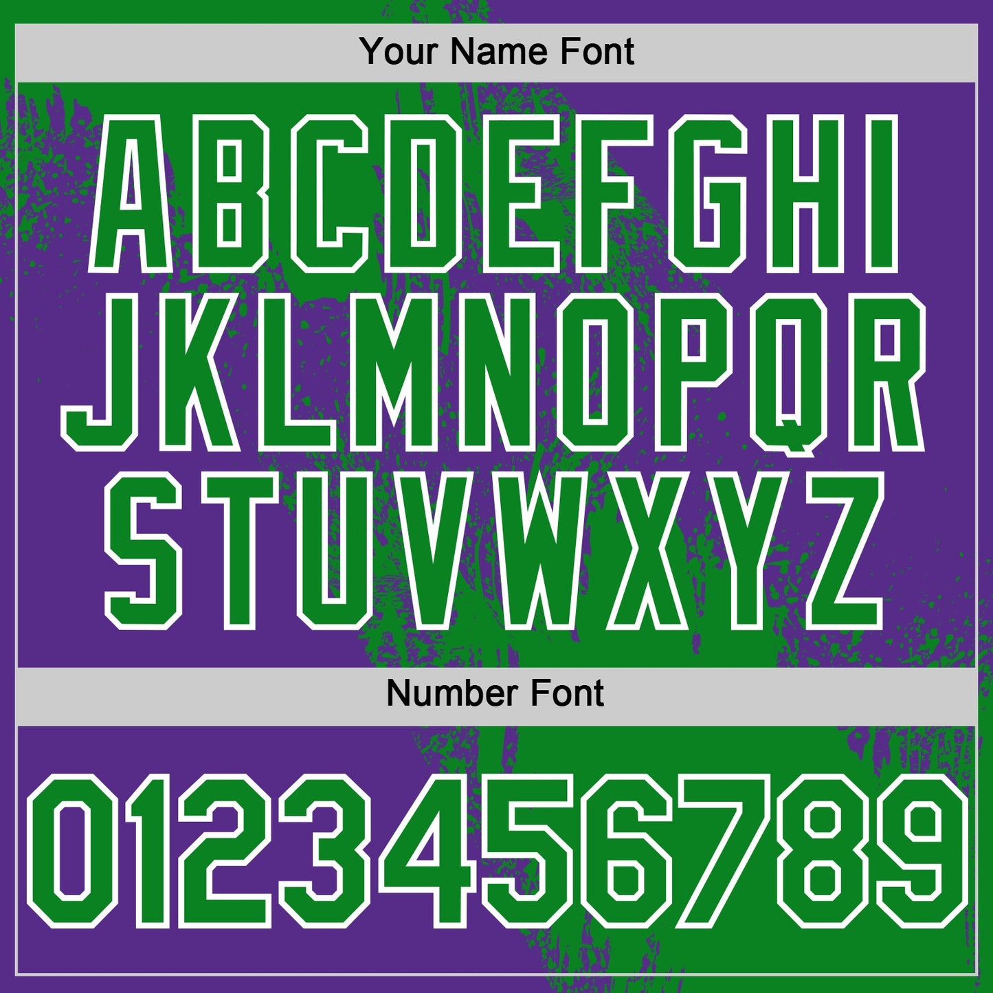 Custom Grass Green Purple-White 3D Pattern Design Abstract Brush Stroke Authentic Baseball Jersey view 5