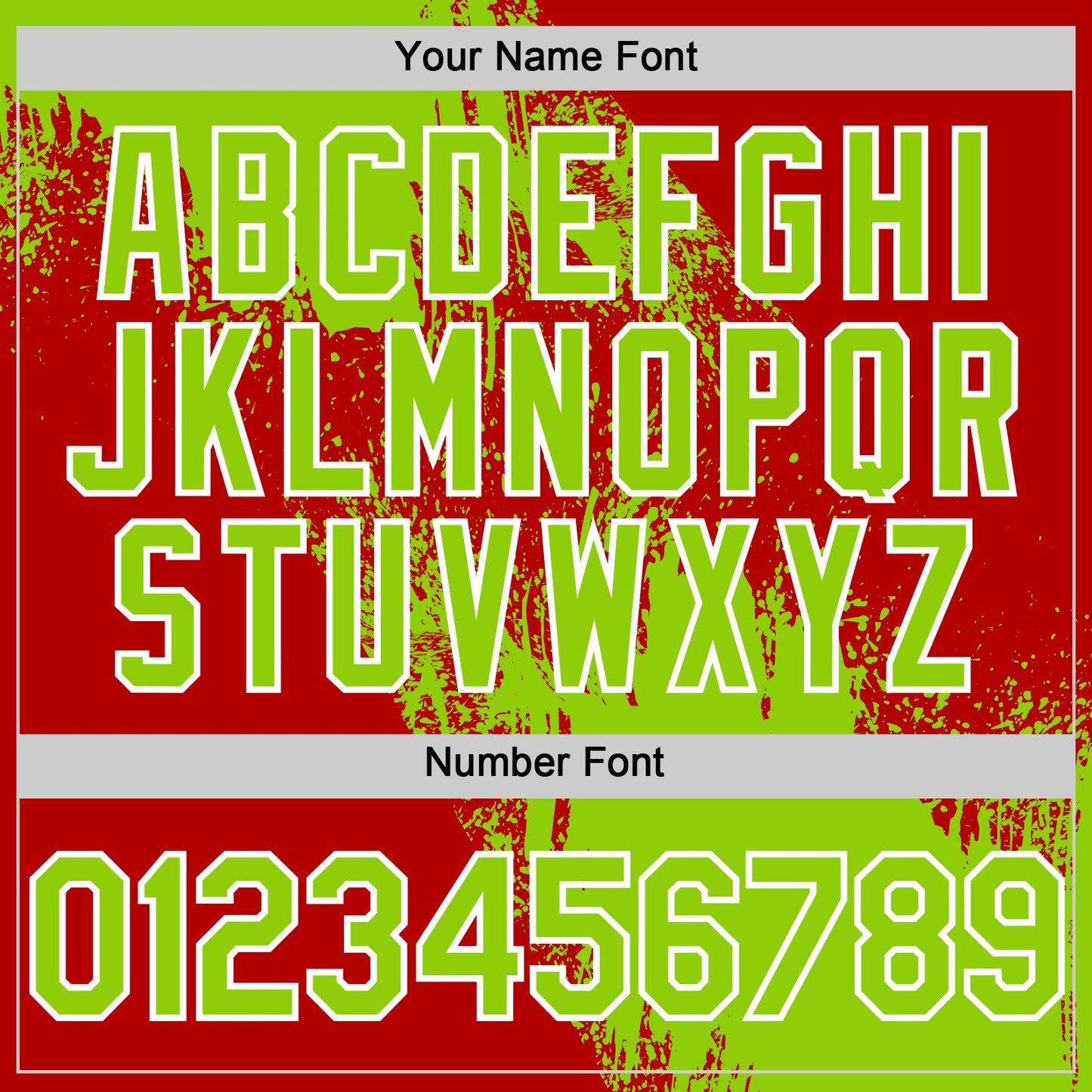 Custom Neon Green Red-White 3D Pattern Design Abstract Brush Stroke Authentic Baseball Jersey view 5