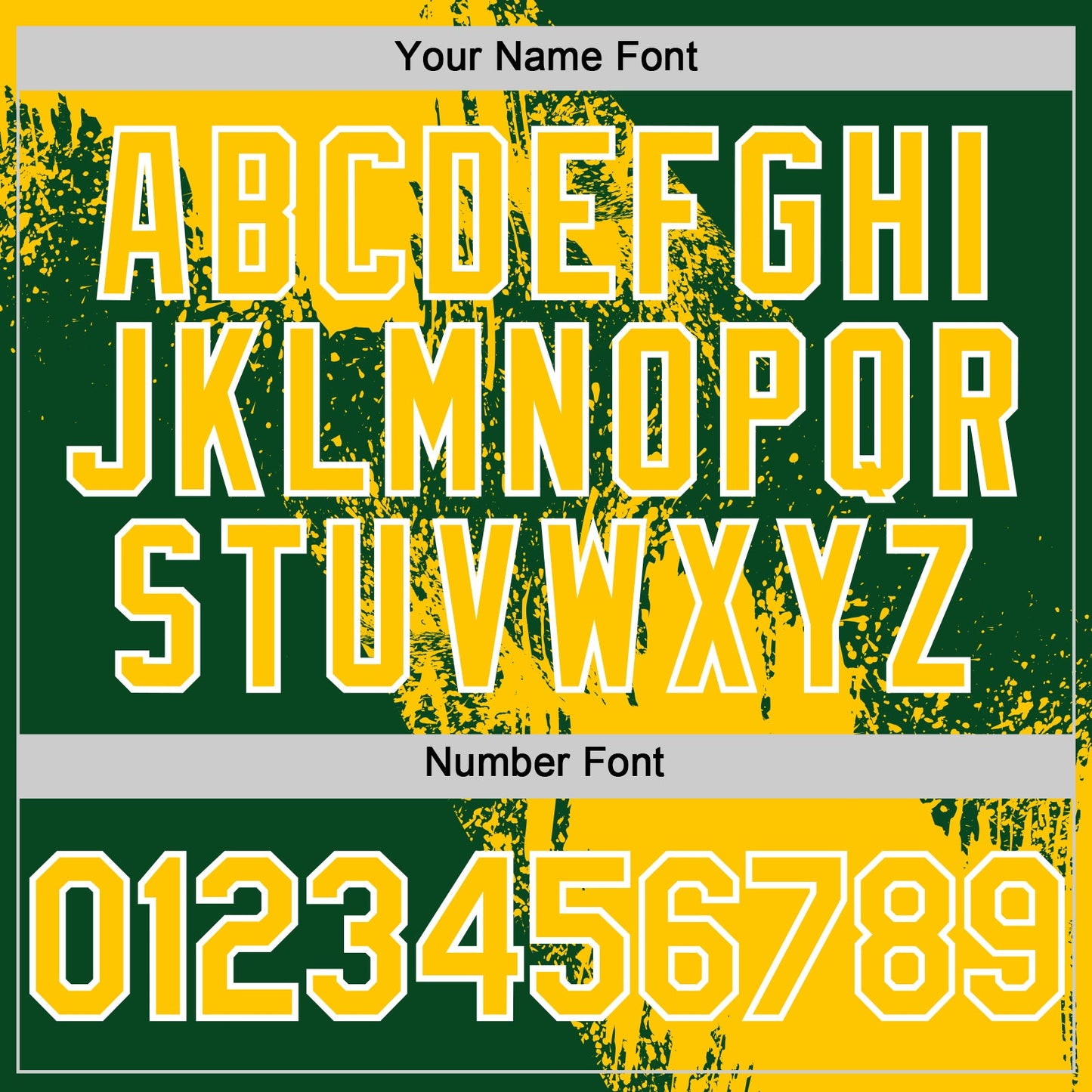 Custom Yellow Green-White 3D Pattern Design Abstract Brush Stroke Authentic Baseball Jersey view 5