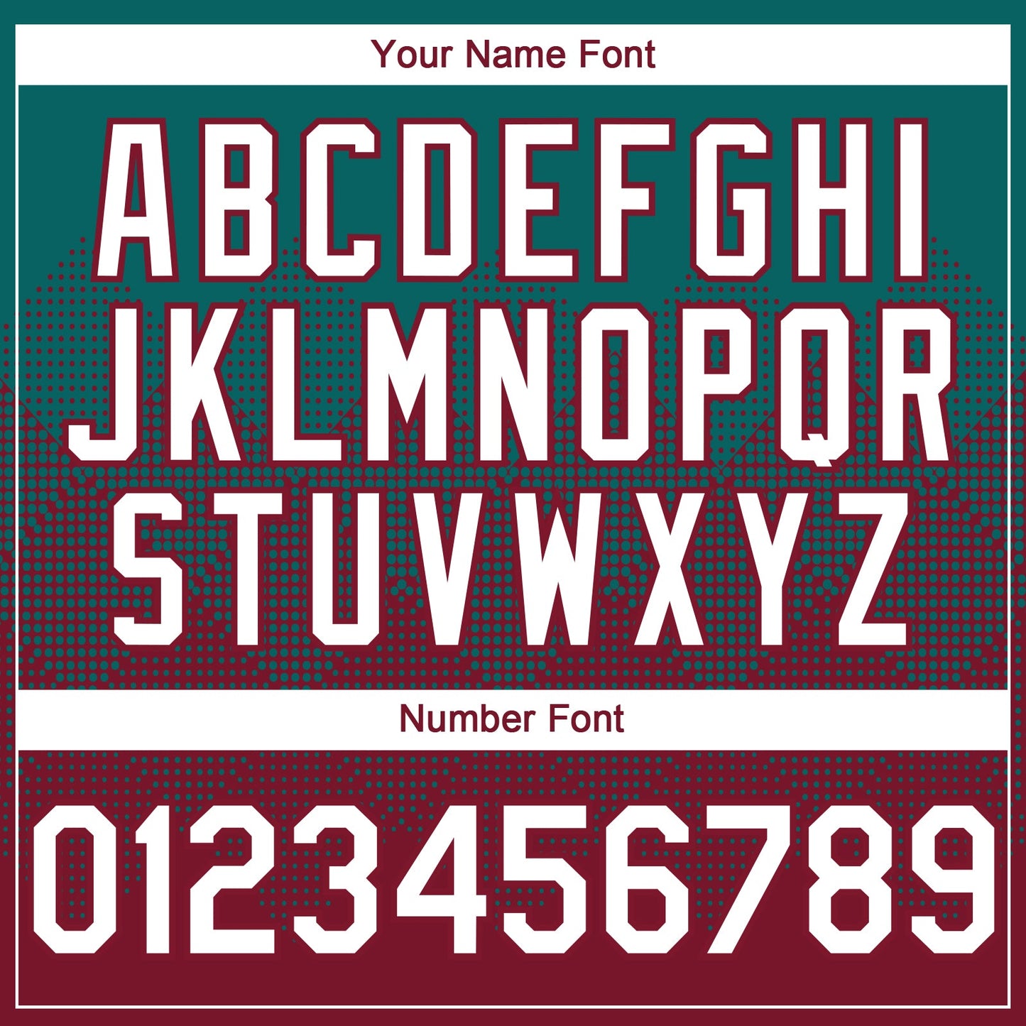 Custom Teal White-Crimson 3D Gradient Square Shape Authentic Baseball Jersey view 5