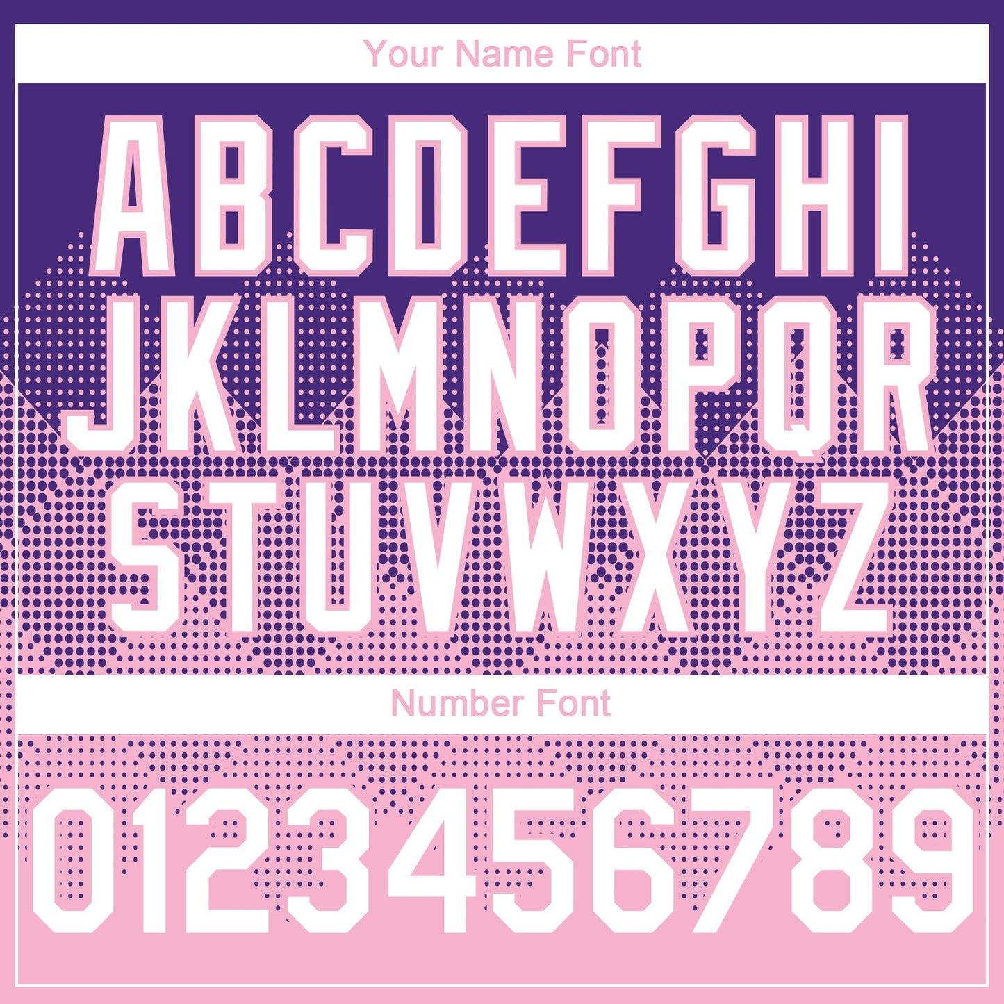 Custom Purple White-Light Pink 3D Gradient Square Shape Authentic Baseball Jersey view 5