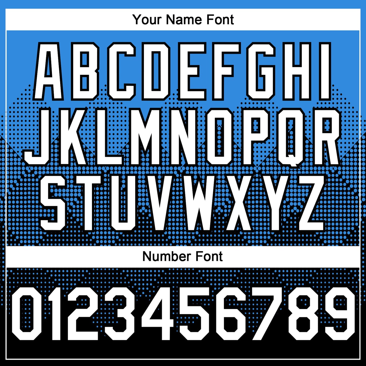 Custom Electric Blue White-Black 3D Gradient Square Shape Authentic Baseball Jersey view 5