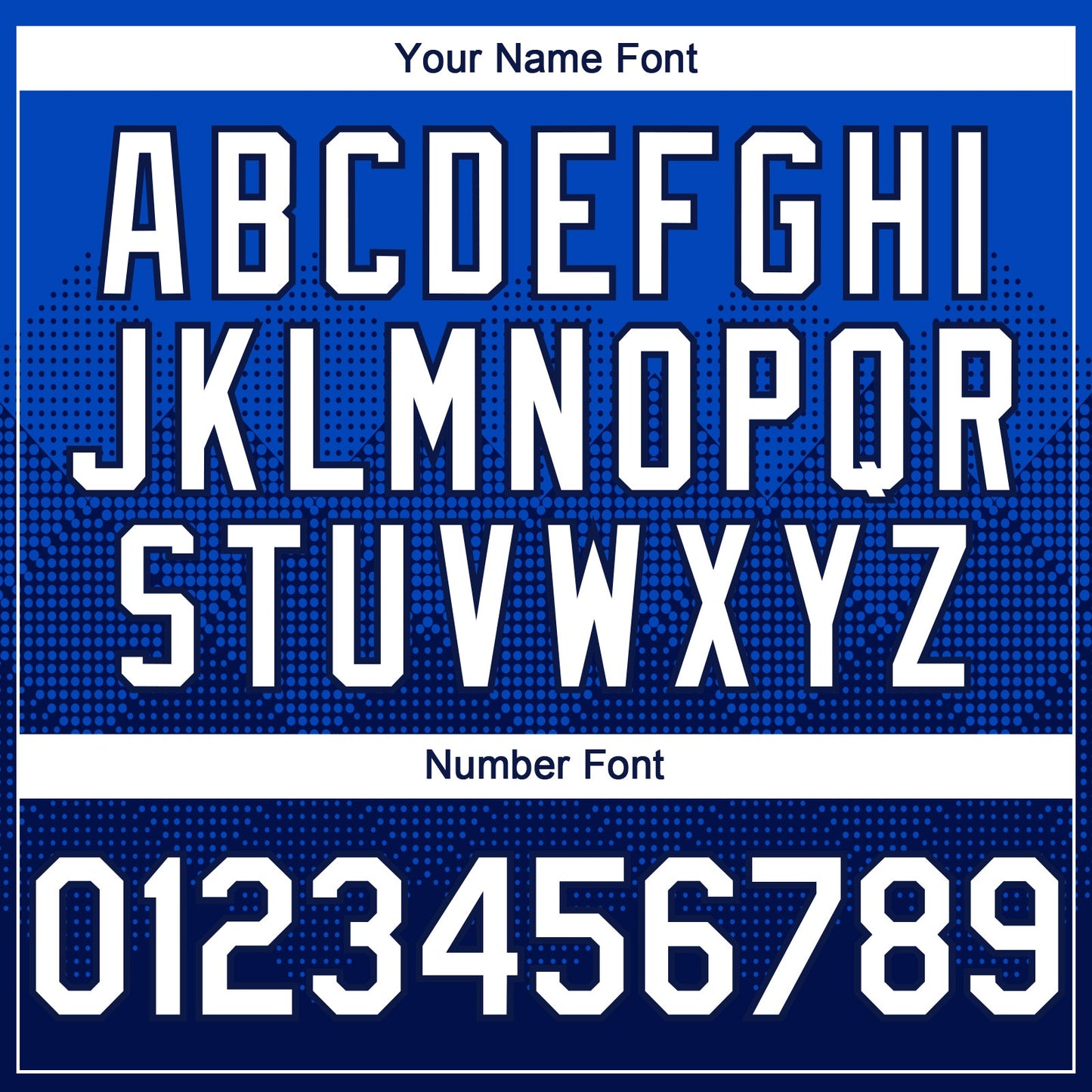 Custom Thunder Blue White-Navy 3D Gradient Square Shape Authentic Baseball Jersey view 5