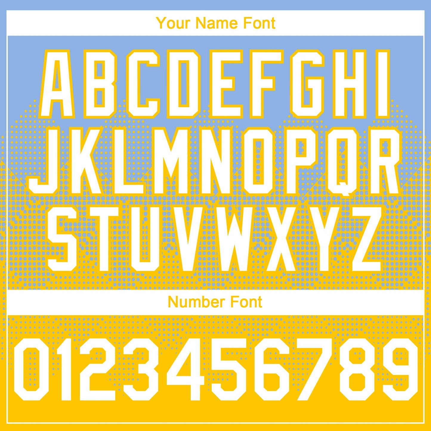 Custom Light Blue White-Yellow 3D Gradient Square Shape Authentic Baseball Jersey view 5
