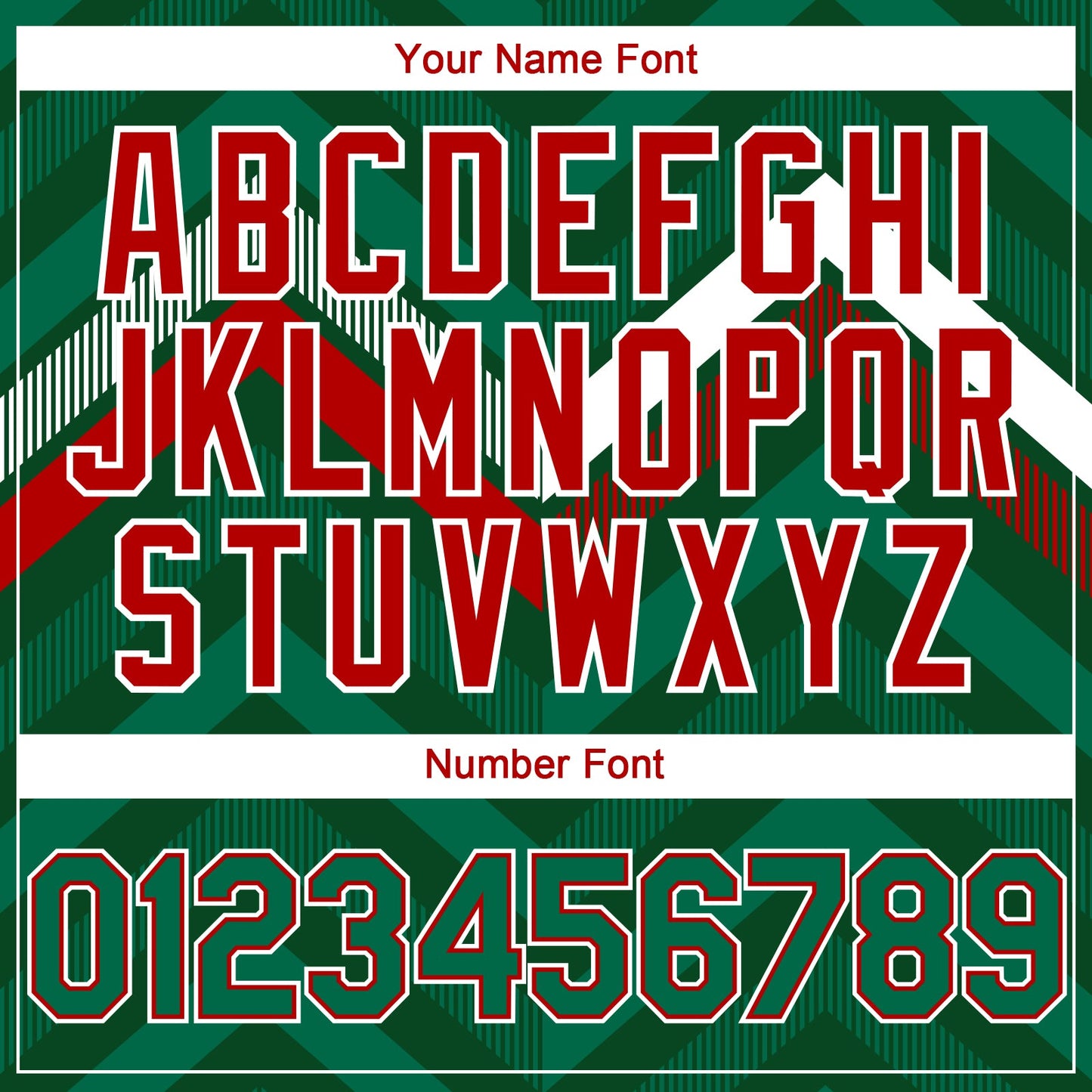 Custom Green Kelly Green Red-White 3D Mexico Authentic Baseball Jersey view 5