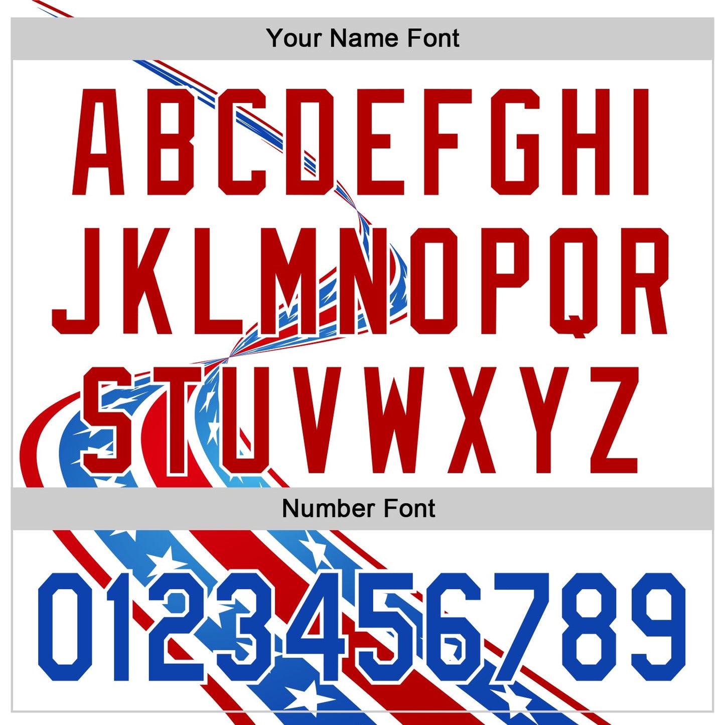 Custom White Thunder Blue-Red 3D Patriotic American Flag Authentic Baseball Jersey view 5