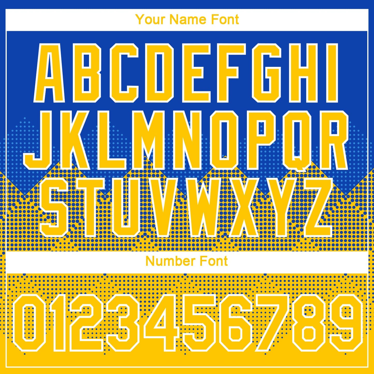 Custom Thunder Blue Yellow-White 3D Pattern Design Gradient Square Shapes Performance T-Shirt view 4