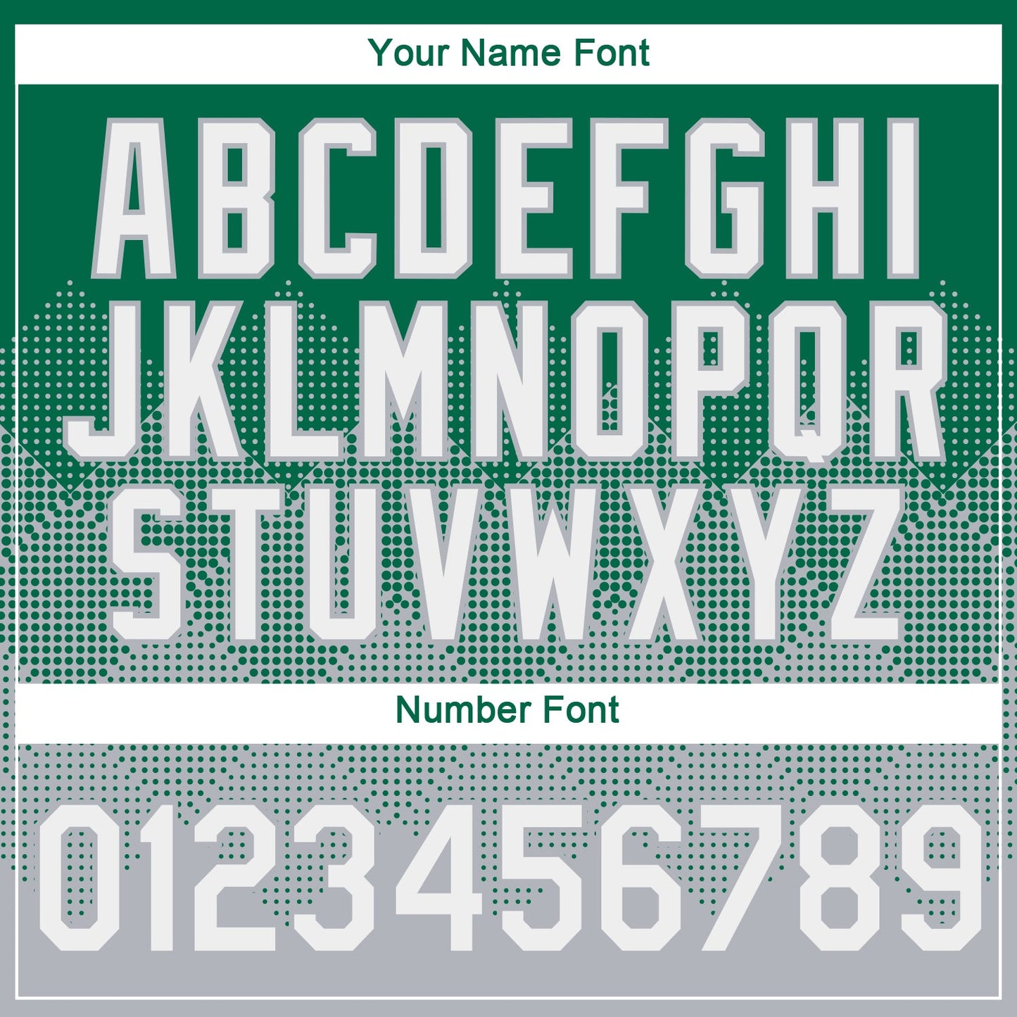 Custom Kelly Green White-Gray 3D Pattern Design Gradient Square Shapes Performance T-Shirt view 4