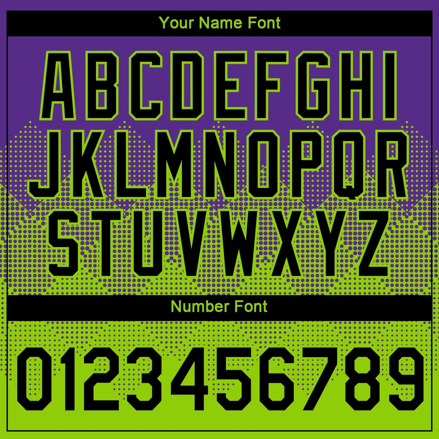 Custom Purple Black-Neon Green 3D Pattern Design Gradient Square Shapes Performance T-Shirt view 4
