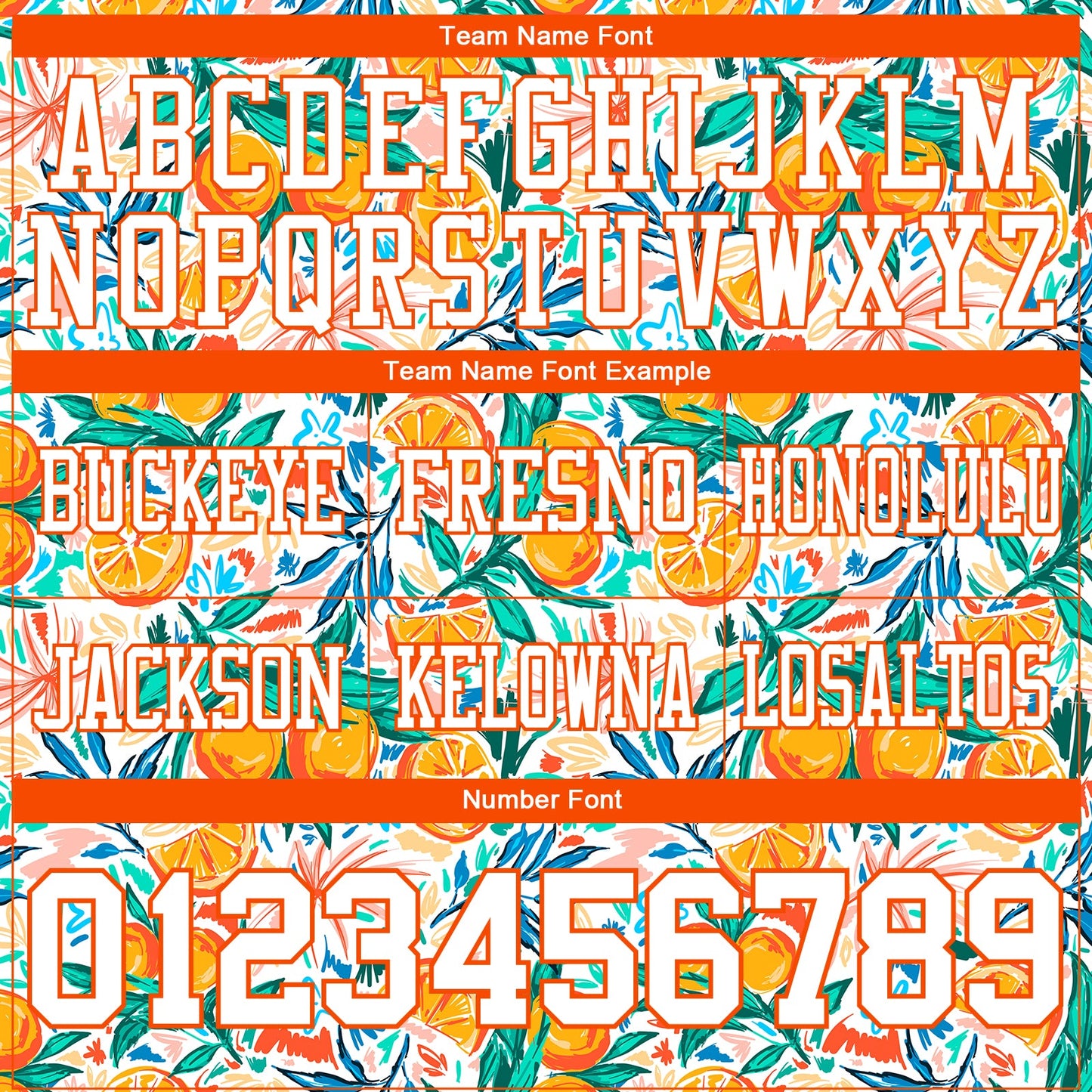 Custom White Orange 3D Pattern Fruit Authentic Football Jersey view 4