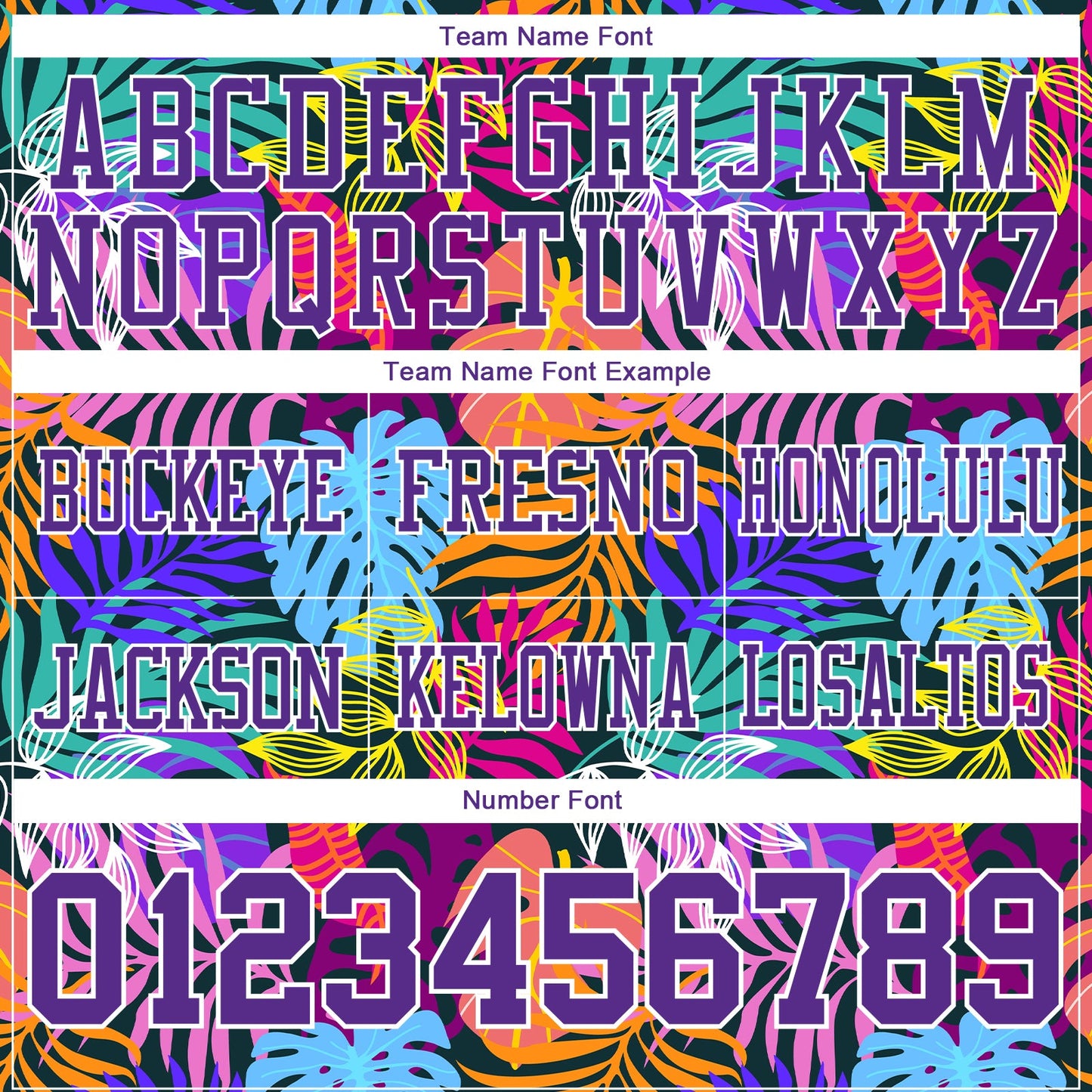 Custom Black Purple-White 3D Pattern Tropical Hawaii Jungle Leaves Authentic Football Jersey view 4