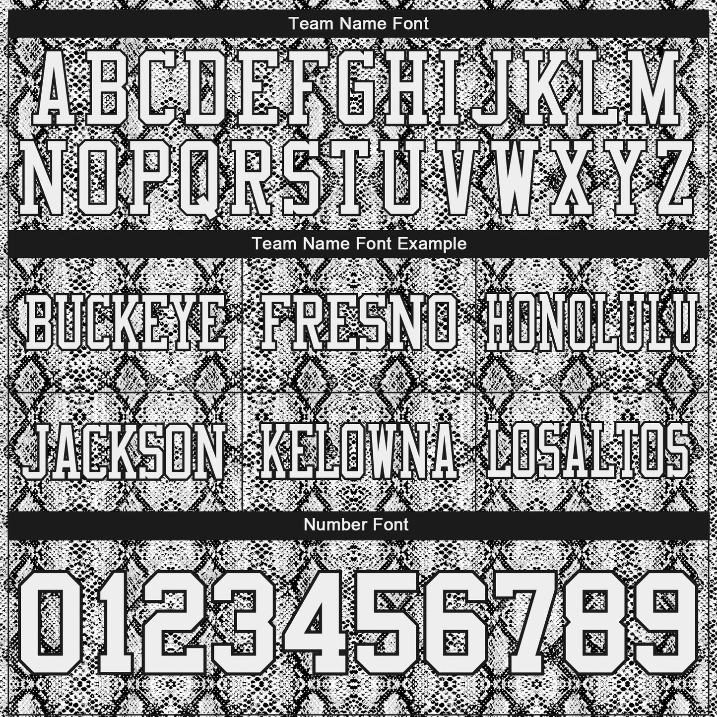 Custom White Black 3D Pattern Snakeskin Print Authentic Football Jersey view 4