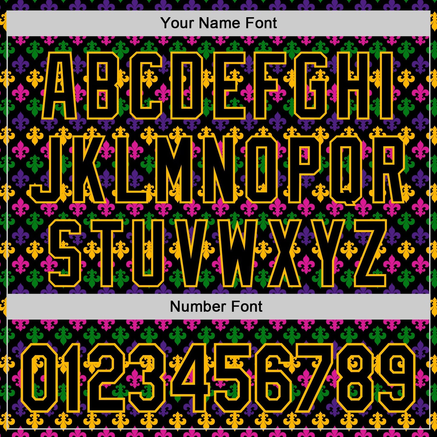 Custom Black Gold 3D Pattern Design Mardi Gras Shrove Tuesday Authentic Baseball Jersey view 5