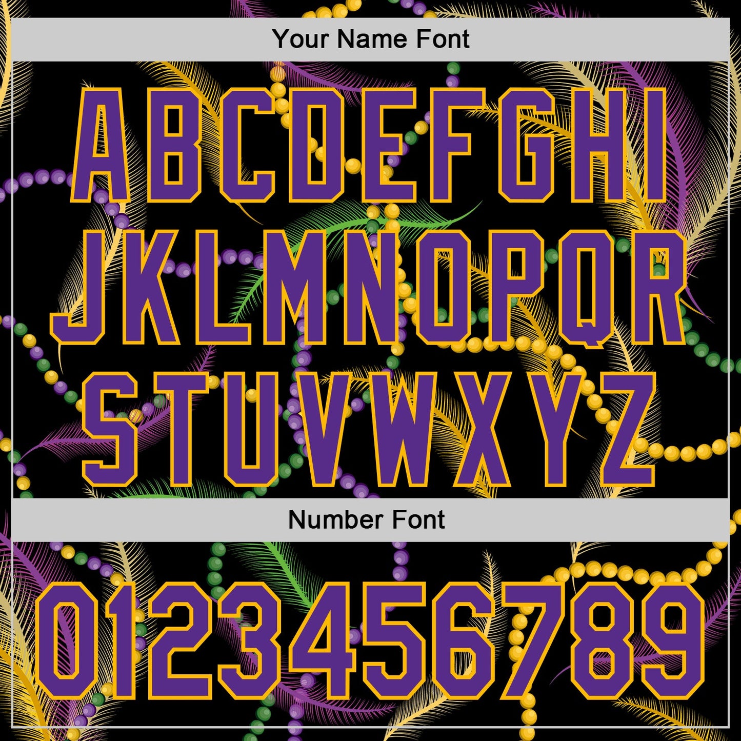 Custom Black Purple-Gold 3D Pattern Design Mardi Gras Shrove Tuesday Authentic Baseball Jersey view 5