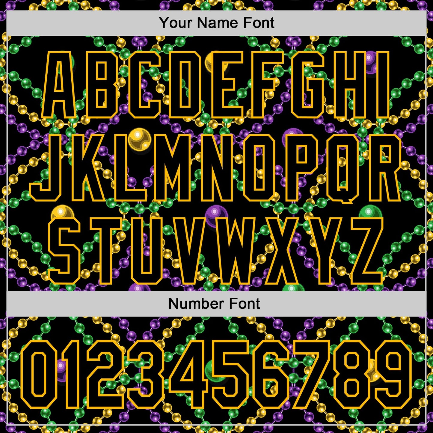 Custom Black Gold 3D Pattern Design Mardi Gras Shrove Tuesday Authentic Baseball Jersey view 5