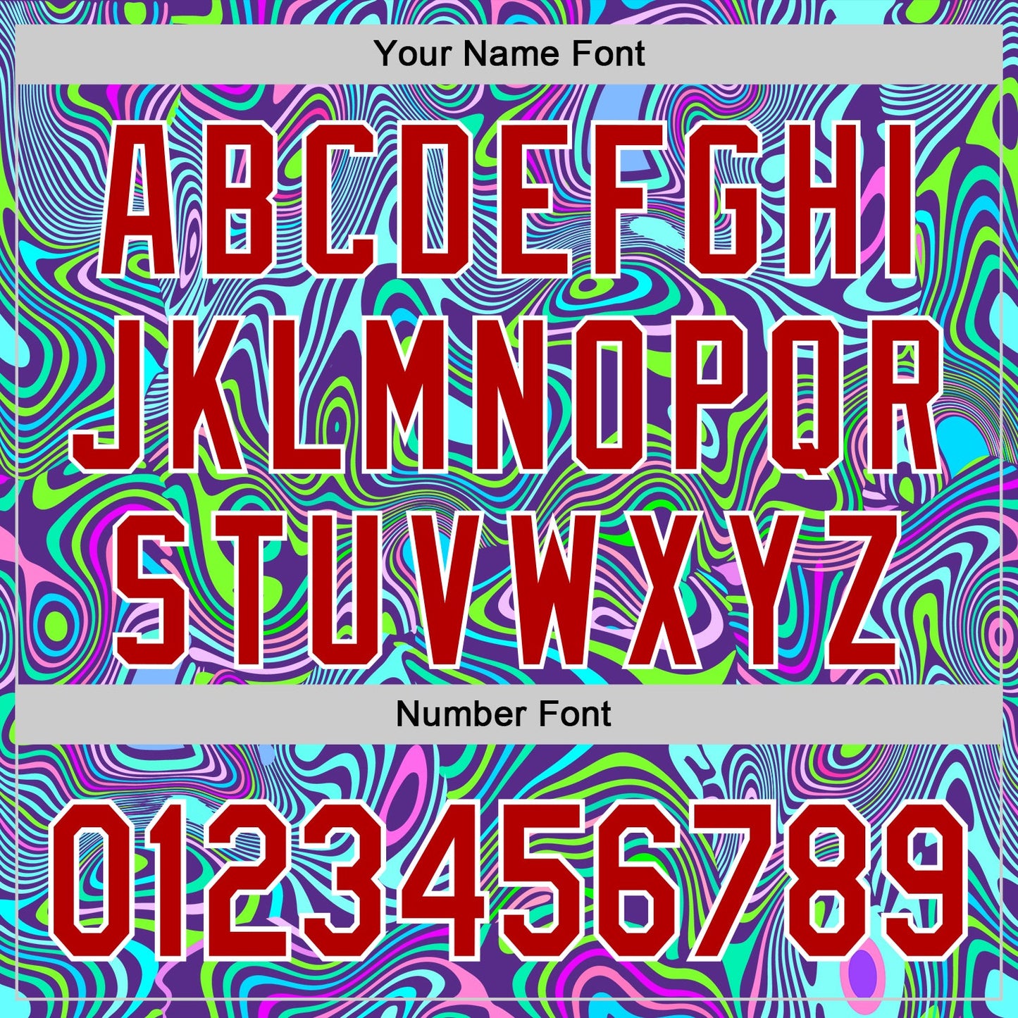 Custom Purple Red-White 3D Pattern Design Rave Party Trippy Laser Fluid Authentic Baseball Jersey view 5