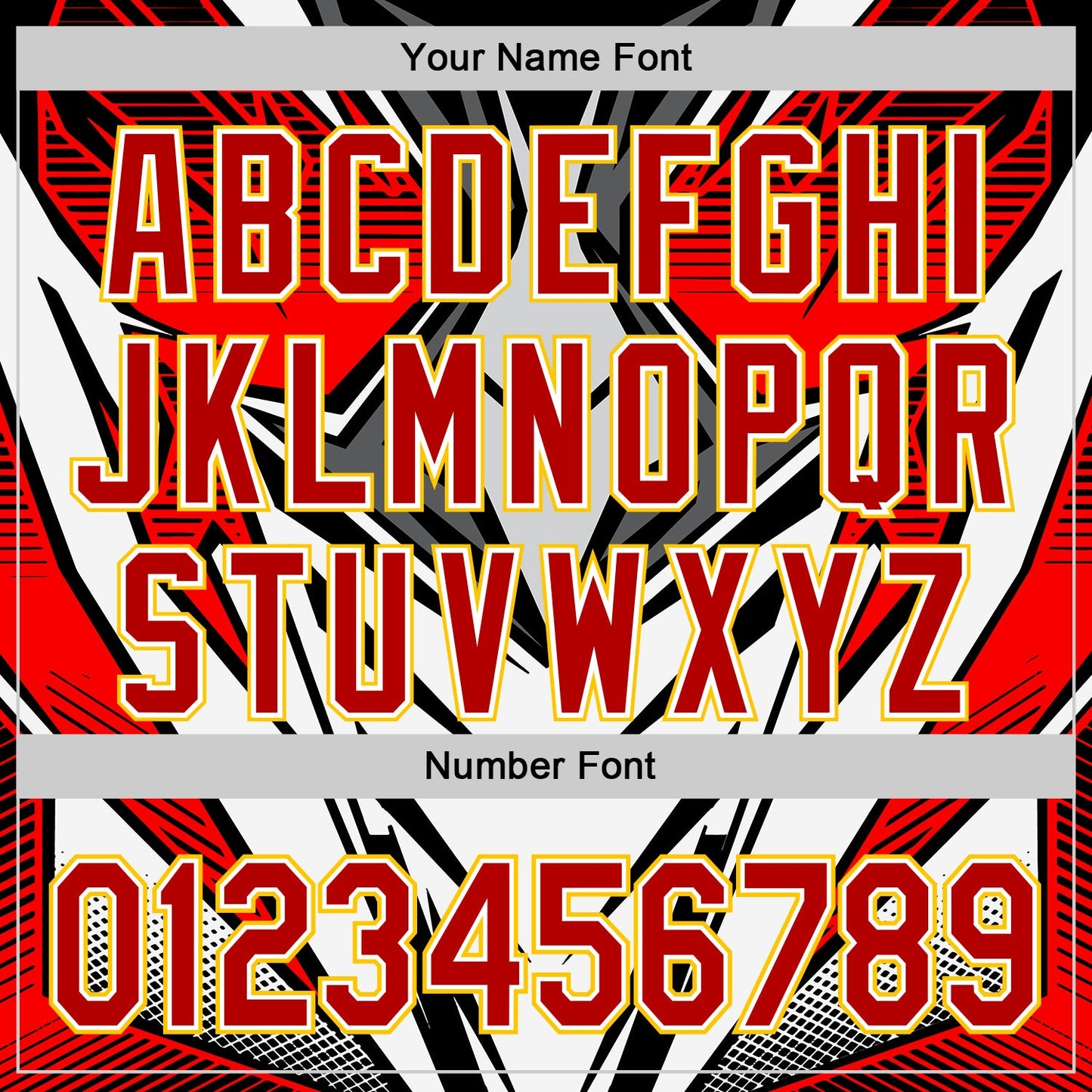 Custom White Red Black-Yellow 3D Pattern Design Burner Costumes Cyber Punk Authentic Baseball Jersey view 5