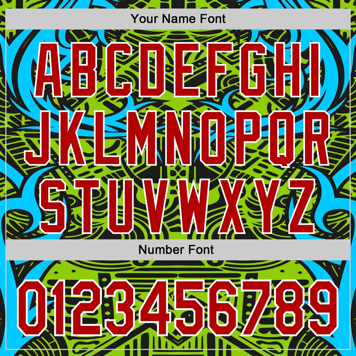 Custom Green Red Blue Black-White 3D Pattern Design Burner Costumes Tribal Authentic Baseball Jersey view 5