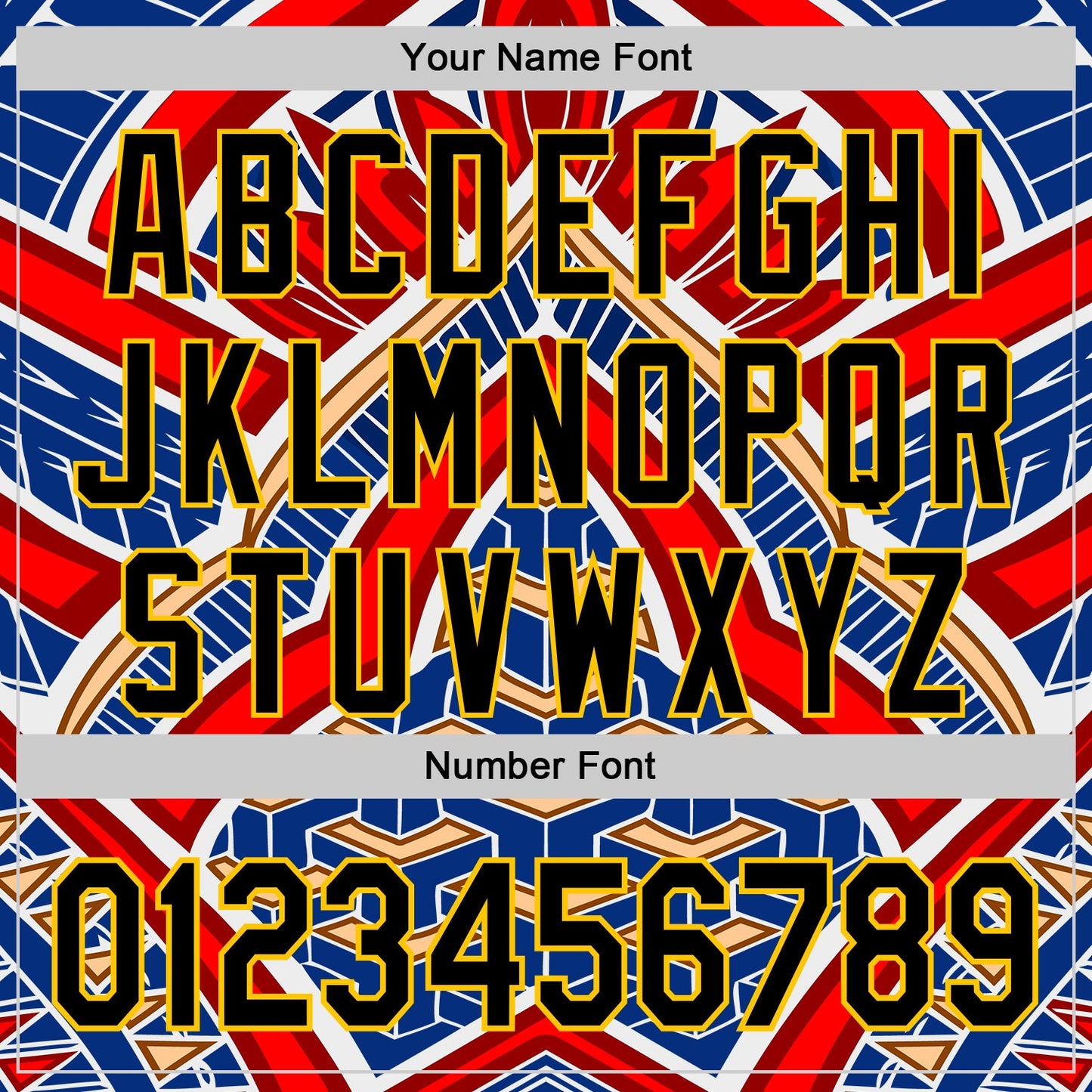 Custom Blue Black Red-Yellow 3D Pattern Design Burner Costumes Tribal Authentic Baseball Jersey view 5