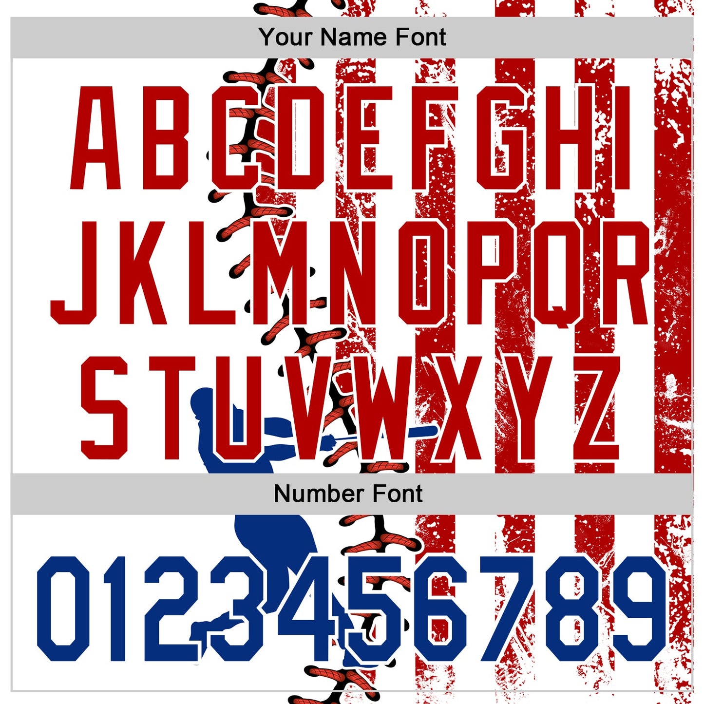 Custom White Royal-Red 3D American Flag Authentic Baseball Jersey view 5