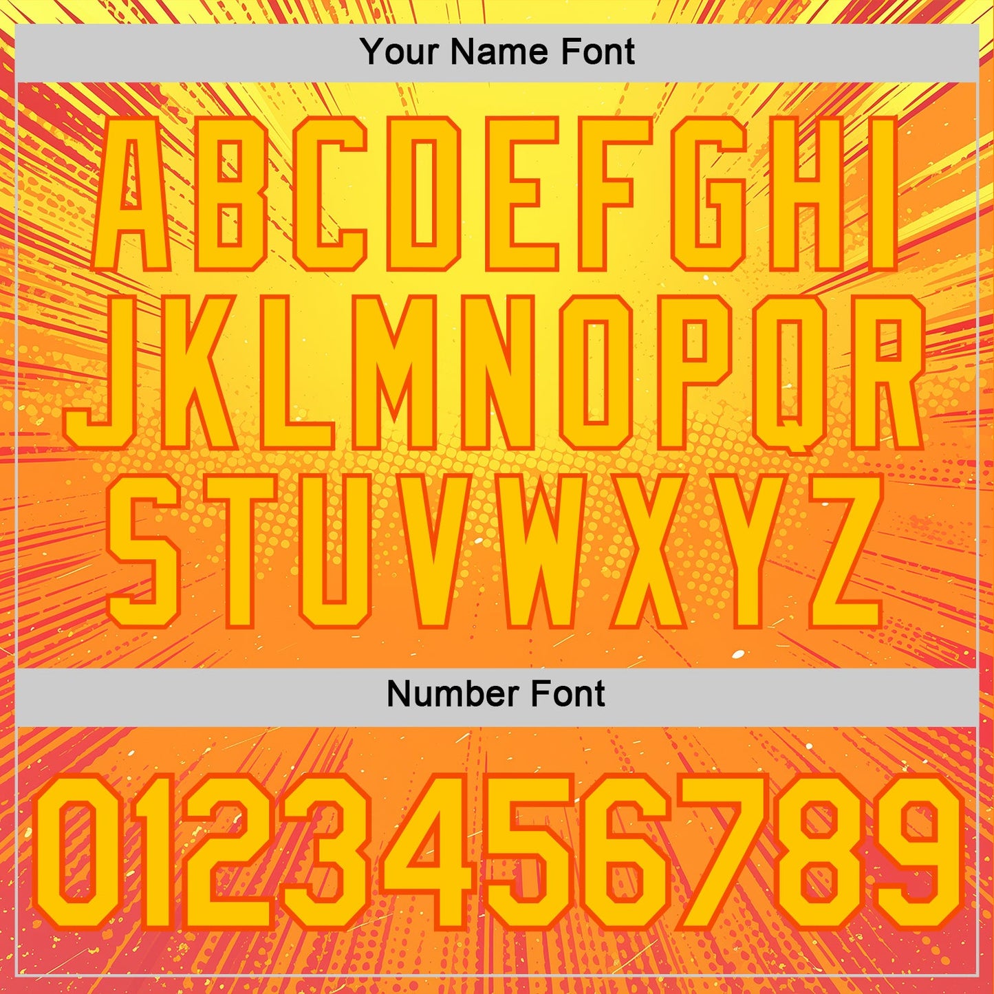 Custom Yellow Orange 3D Pattern Design Anime Inspired Gradient Sportswear Performance T-Shirt view 4