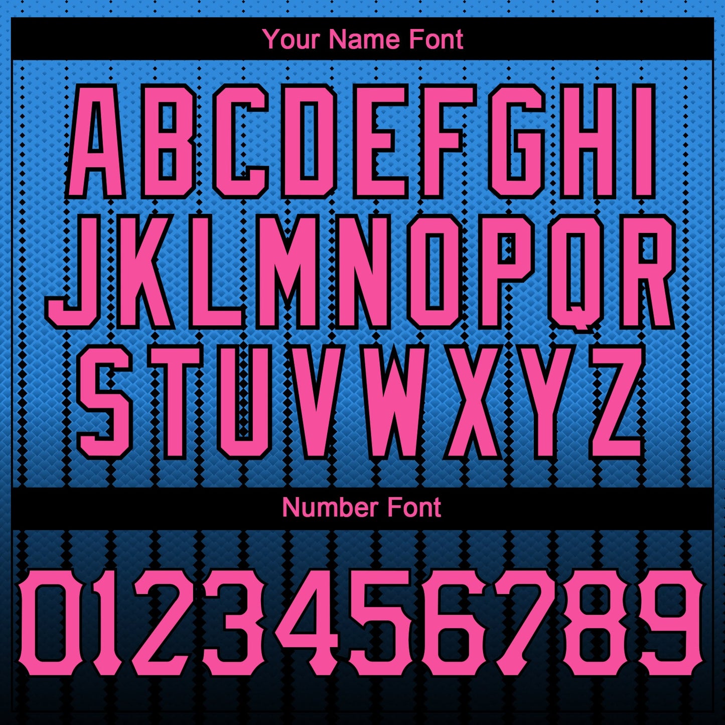 Custom Electric Blue Pink-Black 3D Pattern Design Gradient Geometric Shape Authentic Baseball Jersey view 5