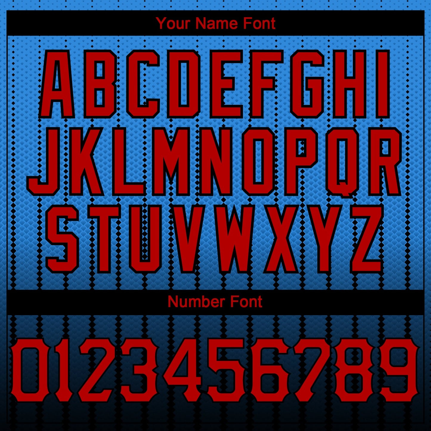 Custom Electric Blue Red-Black 3D Pattern Design Gradient Geometric Shape Authentic Baseball Jersey view 5