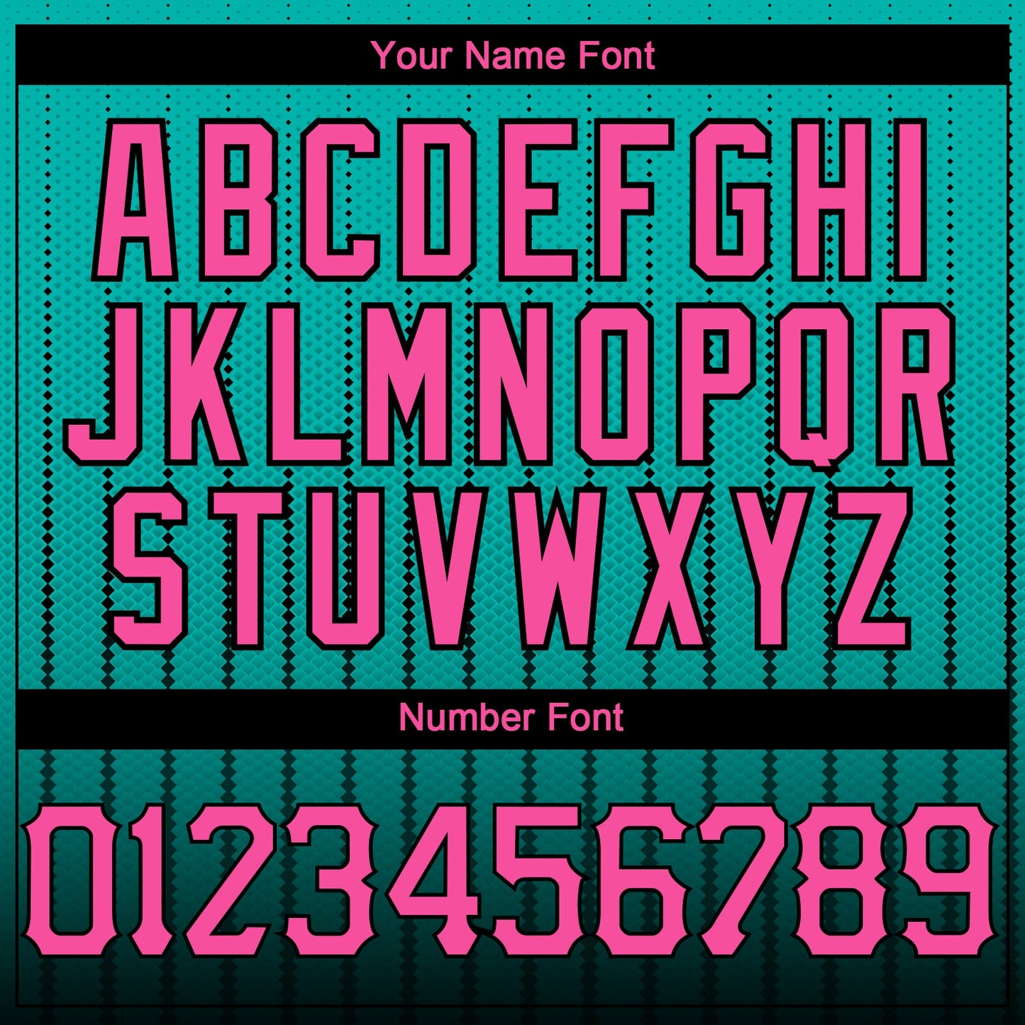 Custom Aqua Pink-Black 3D Pattern Design Gradient Geometric Shape Authentic Baseball Jersey view 5