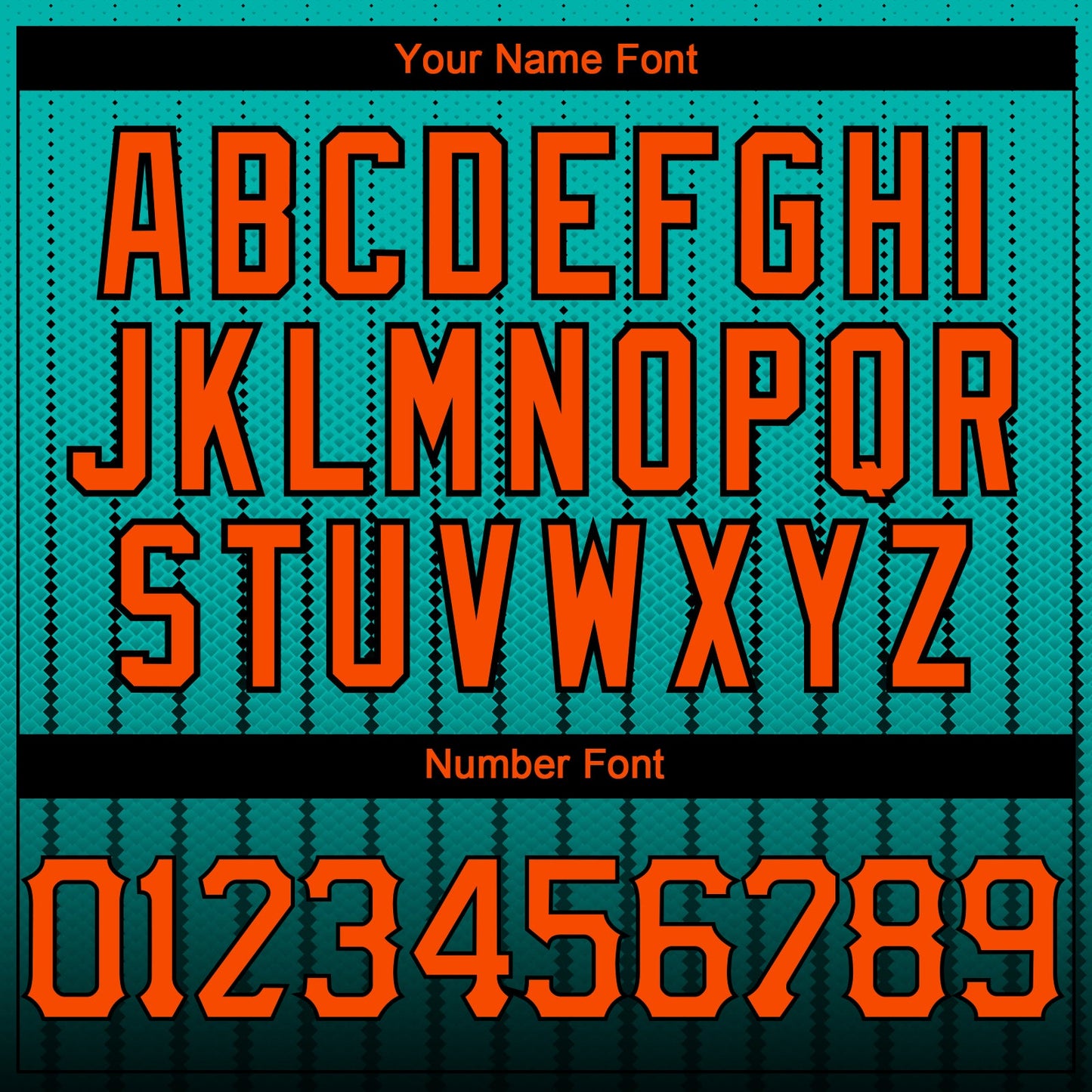 Custom Aqua Orange-Black 3D Pattern Design Gradient Geometric Shape Authentic Baseball Jersey view 5
