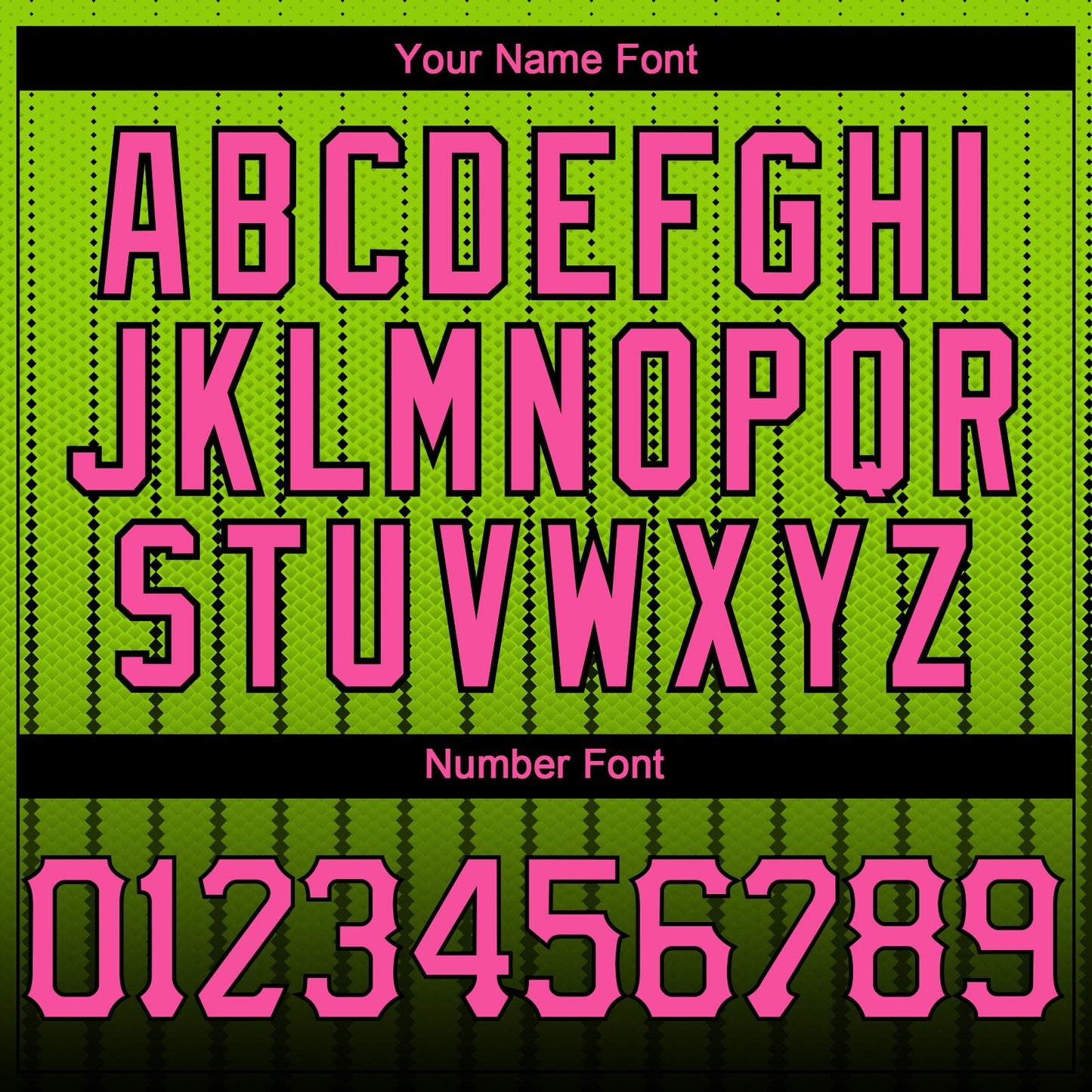Custom Neon Green Pink-Black 3D Pattern Design Gradient Geometric Shape Authentic Baseball Jersey view 5