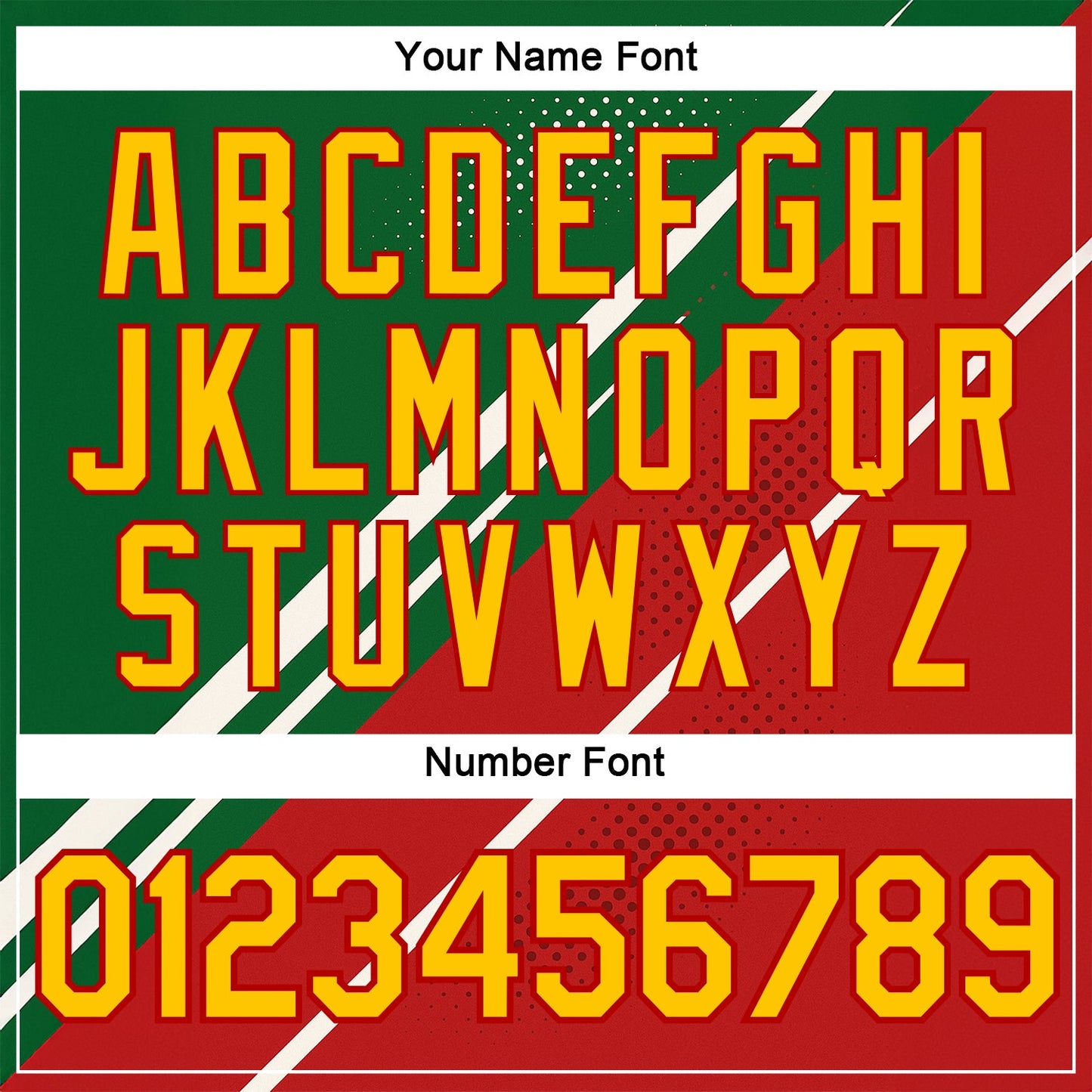 Custom Green Yellow Red-White 3D Pattern Design Mexico Africa Sportswear Performance T-Shirt view 4