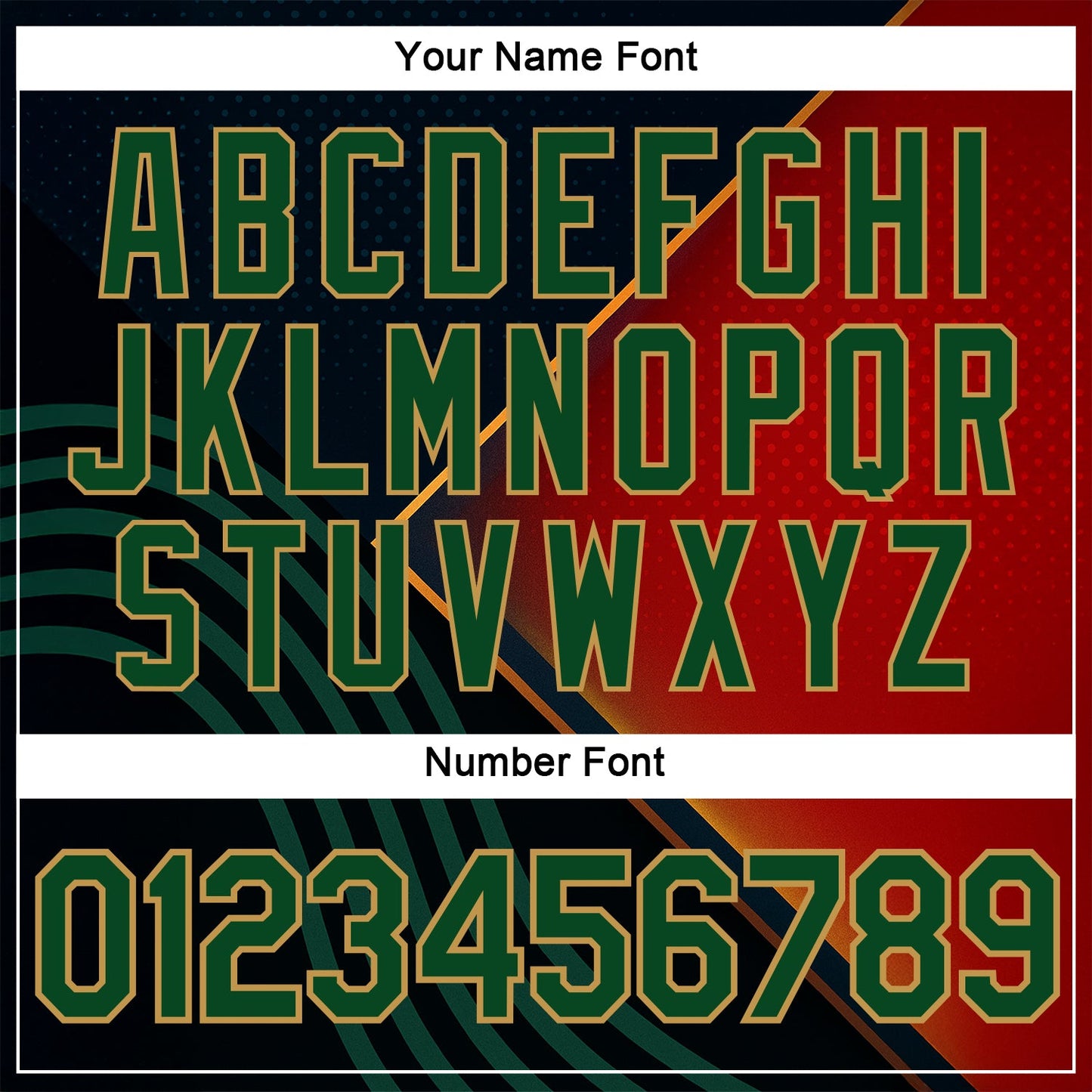 Custom Black Green Red-Old Gold 3D Pattern Design Germany Meixico Sportswear Performance T-Shirt view 4