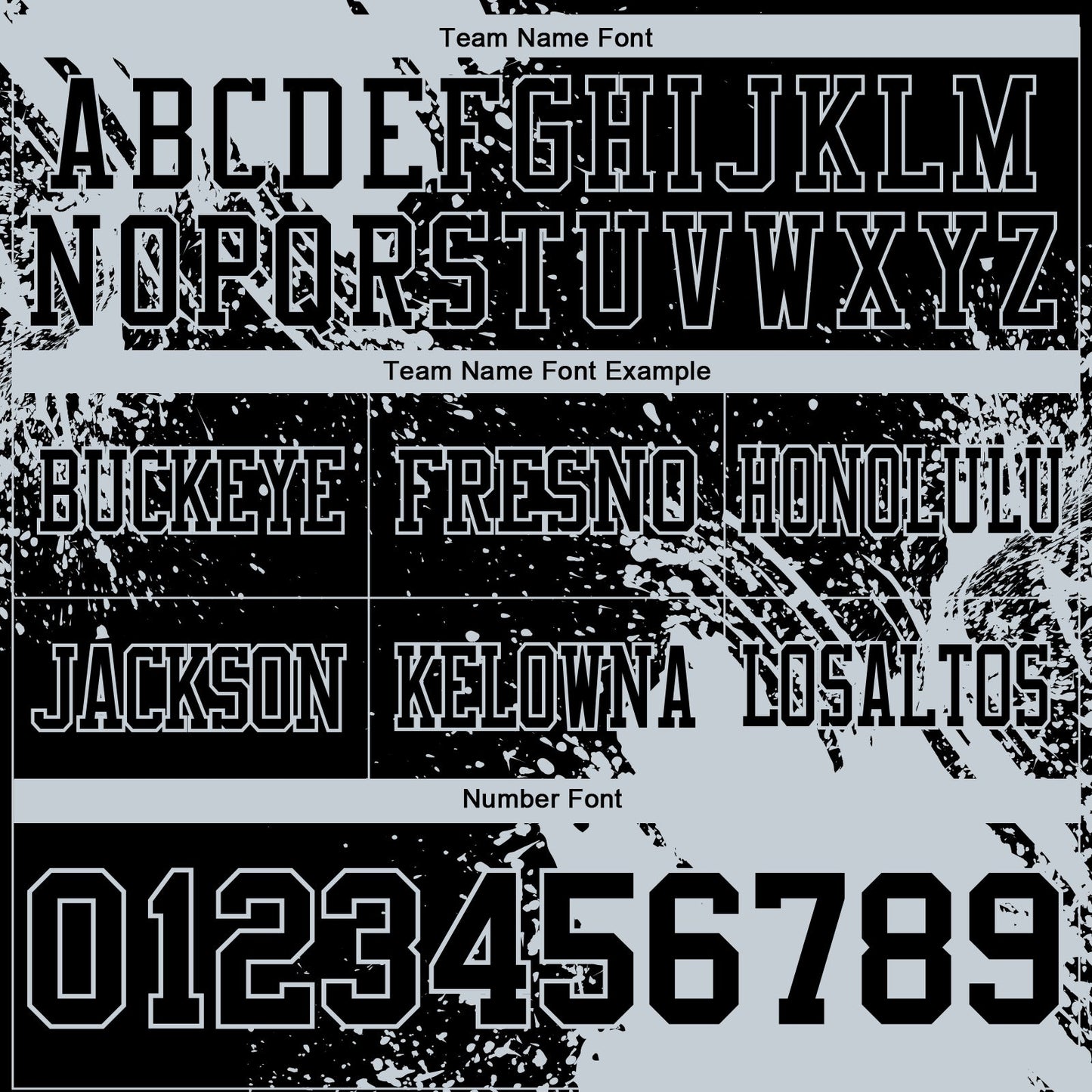 Custom Black Silver 3D Pattern Abstract Brush Stroke Authentic Football Jersey view 3