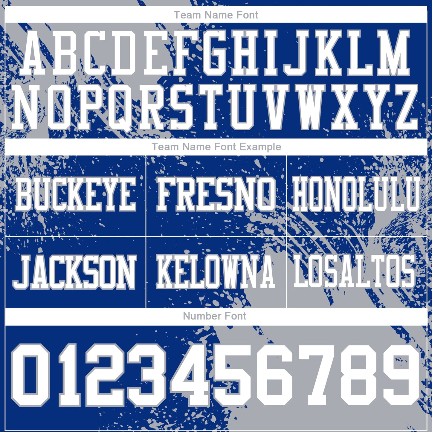 Custom Royal White-Gray 3D Pattern Abstract Brush Stroke Authentic Football Jersey view 3