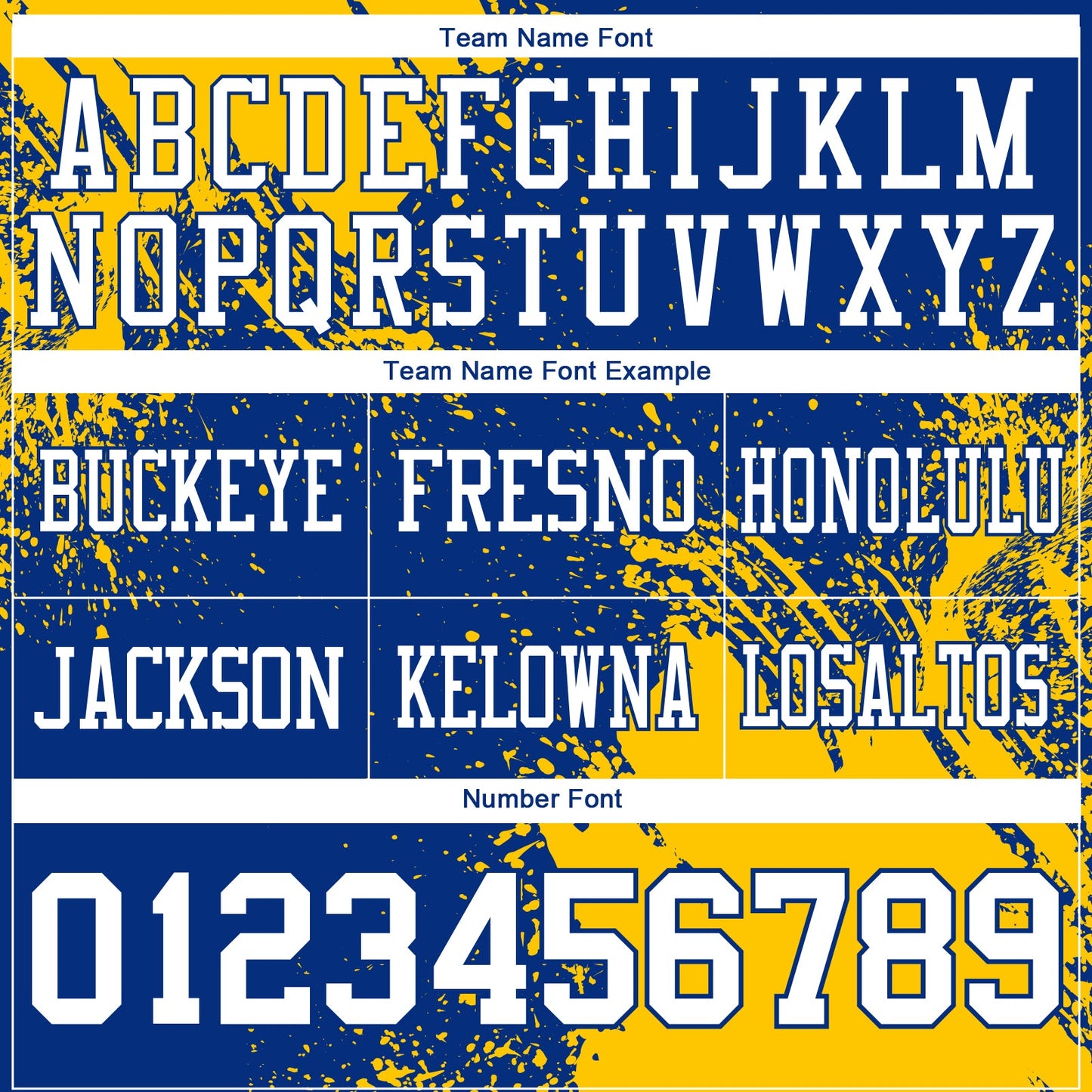 Custom Royal White-Gold 3D Pattern Abstract Brush Stroke Authentic Football Jersey view 3
