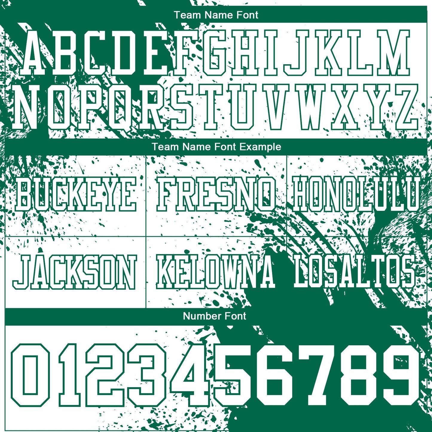 Custom White Kelly Green 3D Pattern Abstract Brush Stroke Authentic Football Jersey view 3