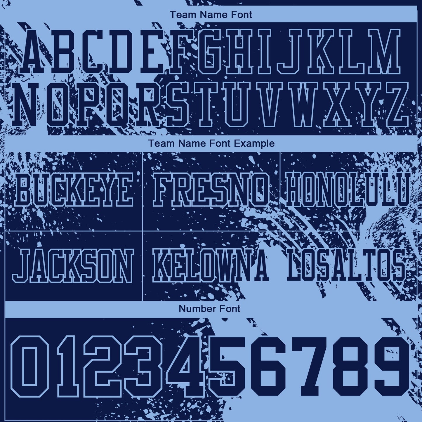 Custom Navy Light Blue 3D Pattern Abstract Brush Stroke Authentic Football Jersey view 3