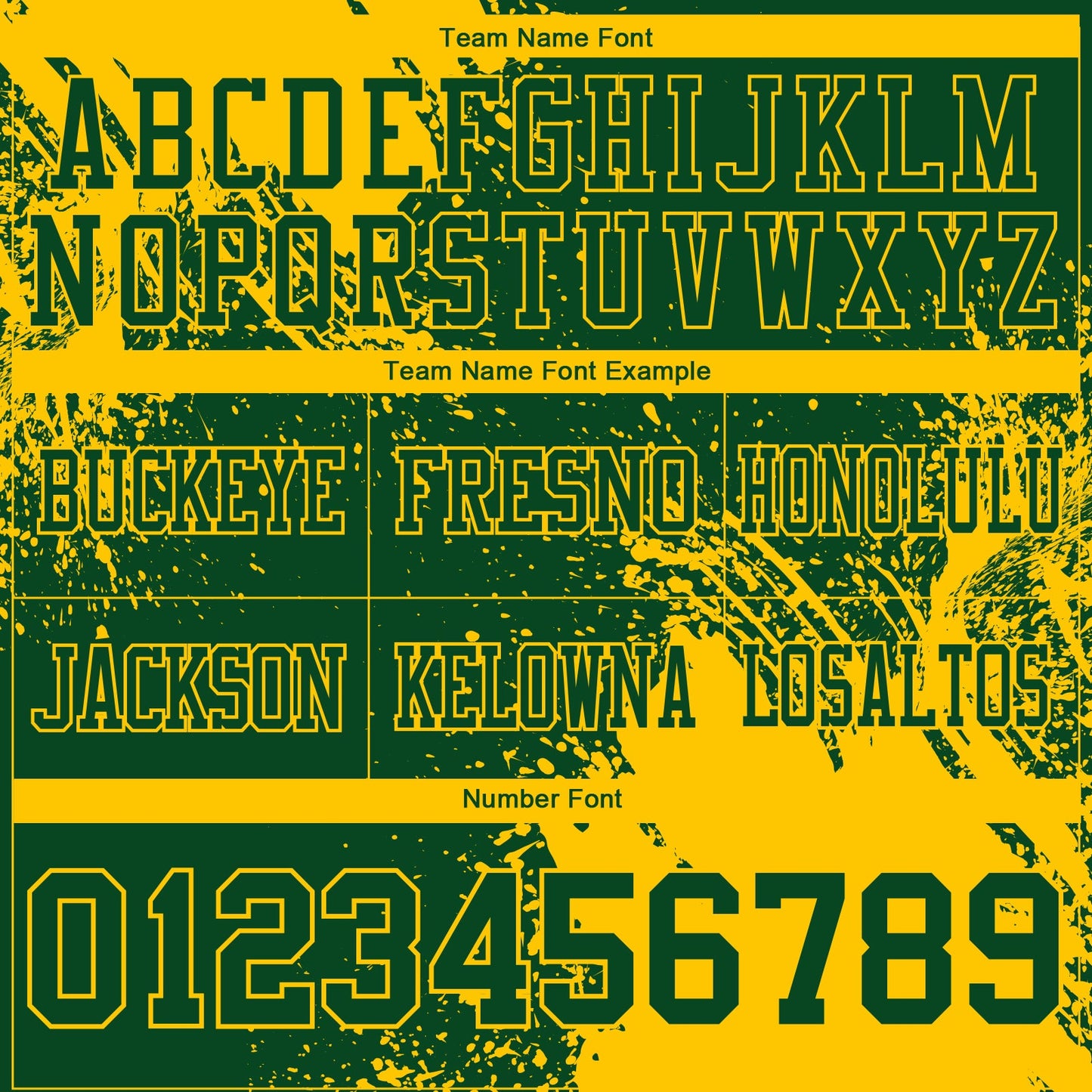 Custom Green Yellow 3D Pattern Abstract Brush Stroke Authentic Football Jersey view 3
