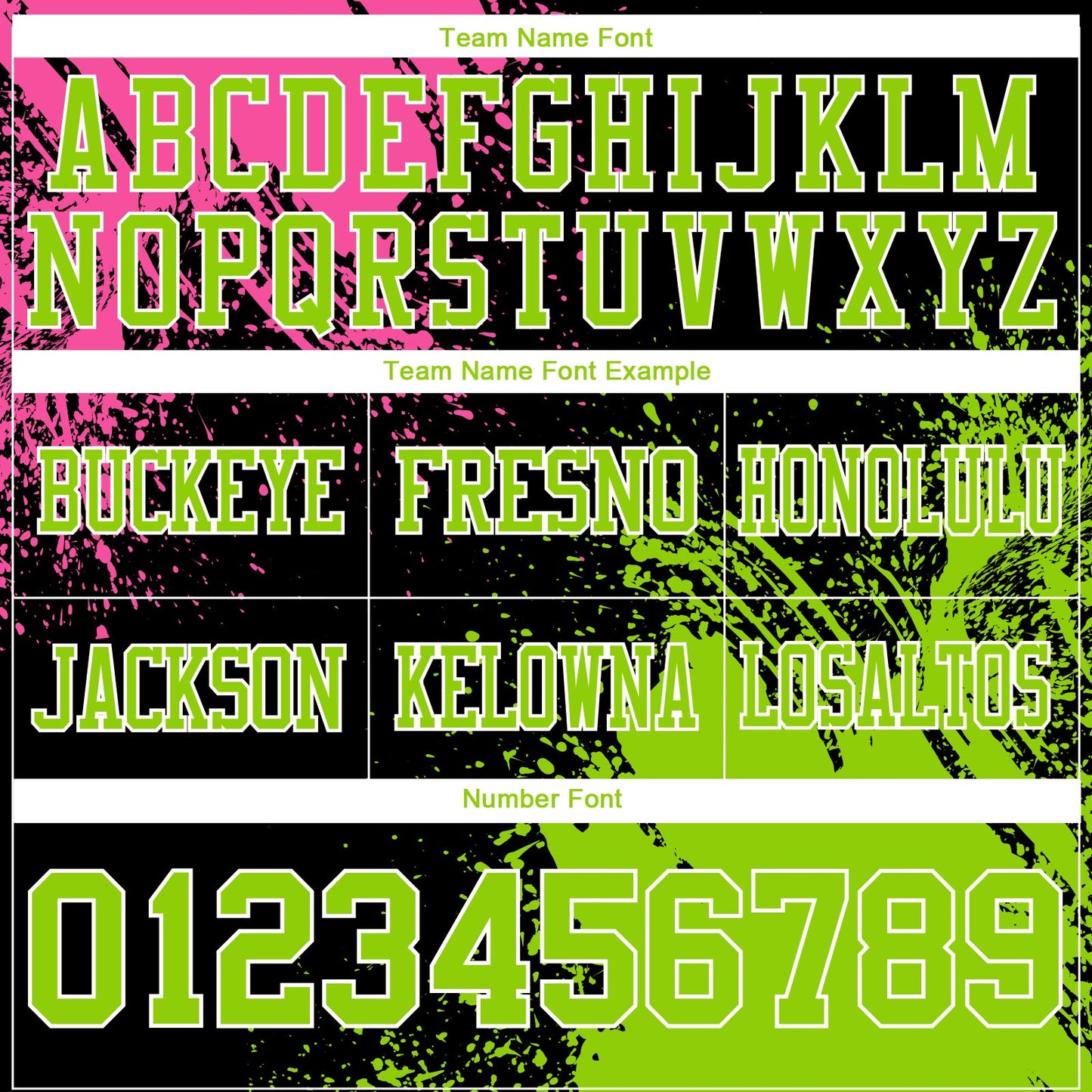 Custom Black Neon Green-Pink 3D Pattern Abstract Brush Stroke Authentic Football Jersey view 3
