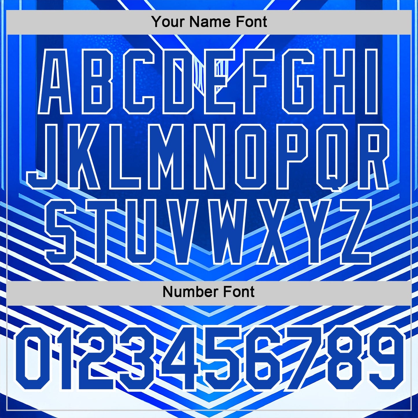 Custom Blue Thunder Blue-White 3D Pattern Design Argentina Arrow Sportswear Performance T-Shirt view 4